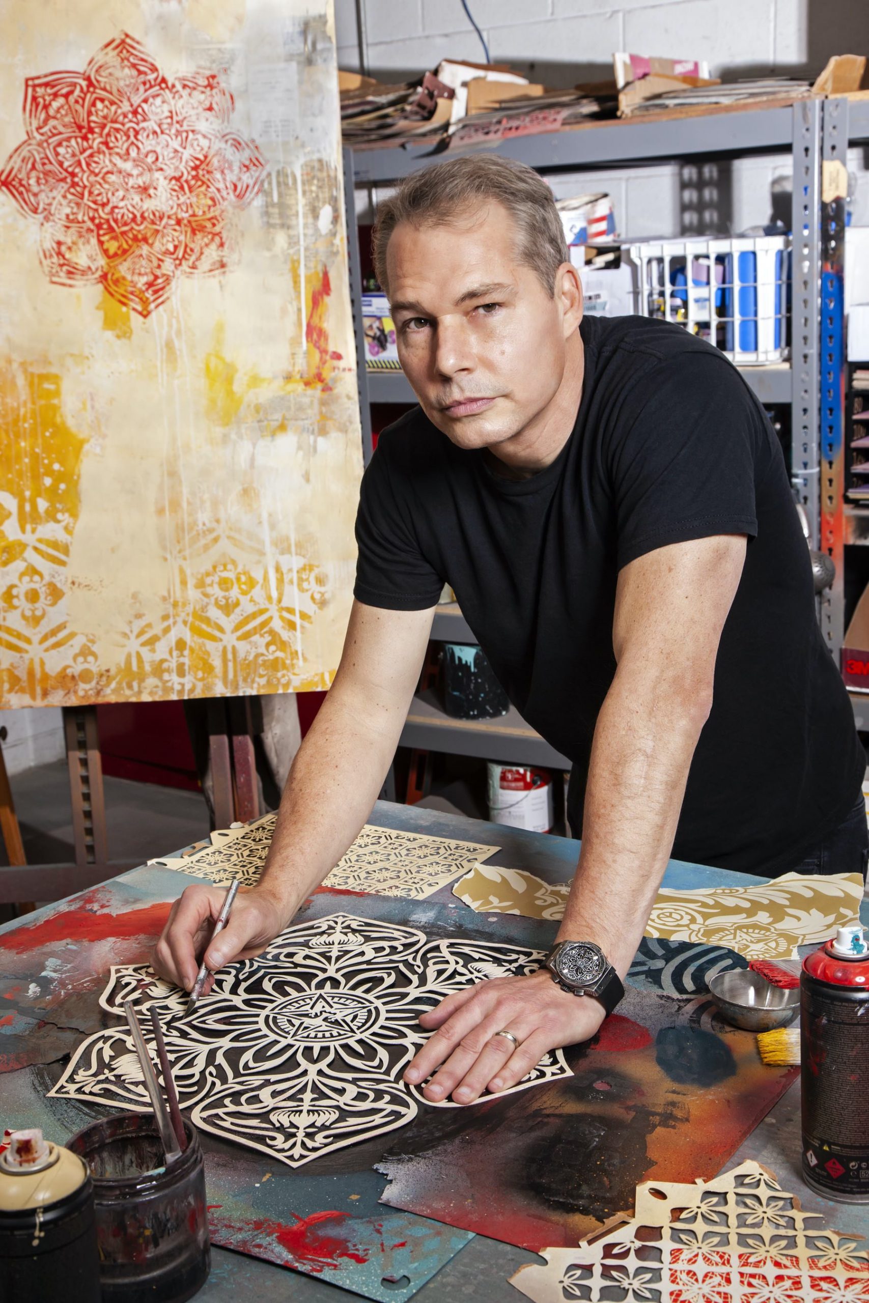 Hublot Classic Fusion Chronograph Shepard Fairey 525.NX.0137.RX.SHF21 Replica 5