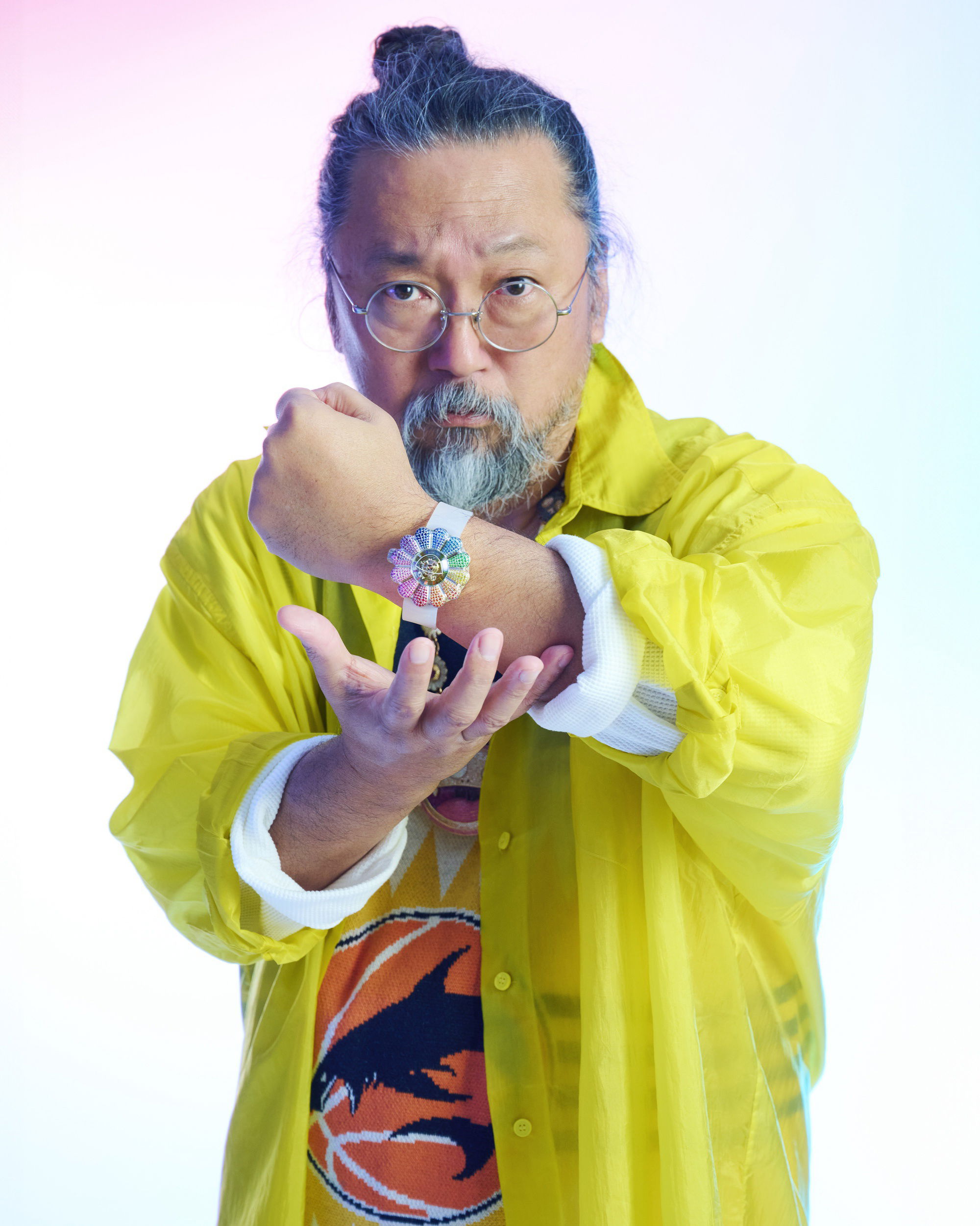 IMG_9081 Hublot MP-15 Takashi Murakami Tourbillon Sapphire Rainbow 915.JX.4802.RT.1199 Replica 5