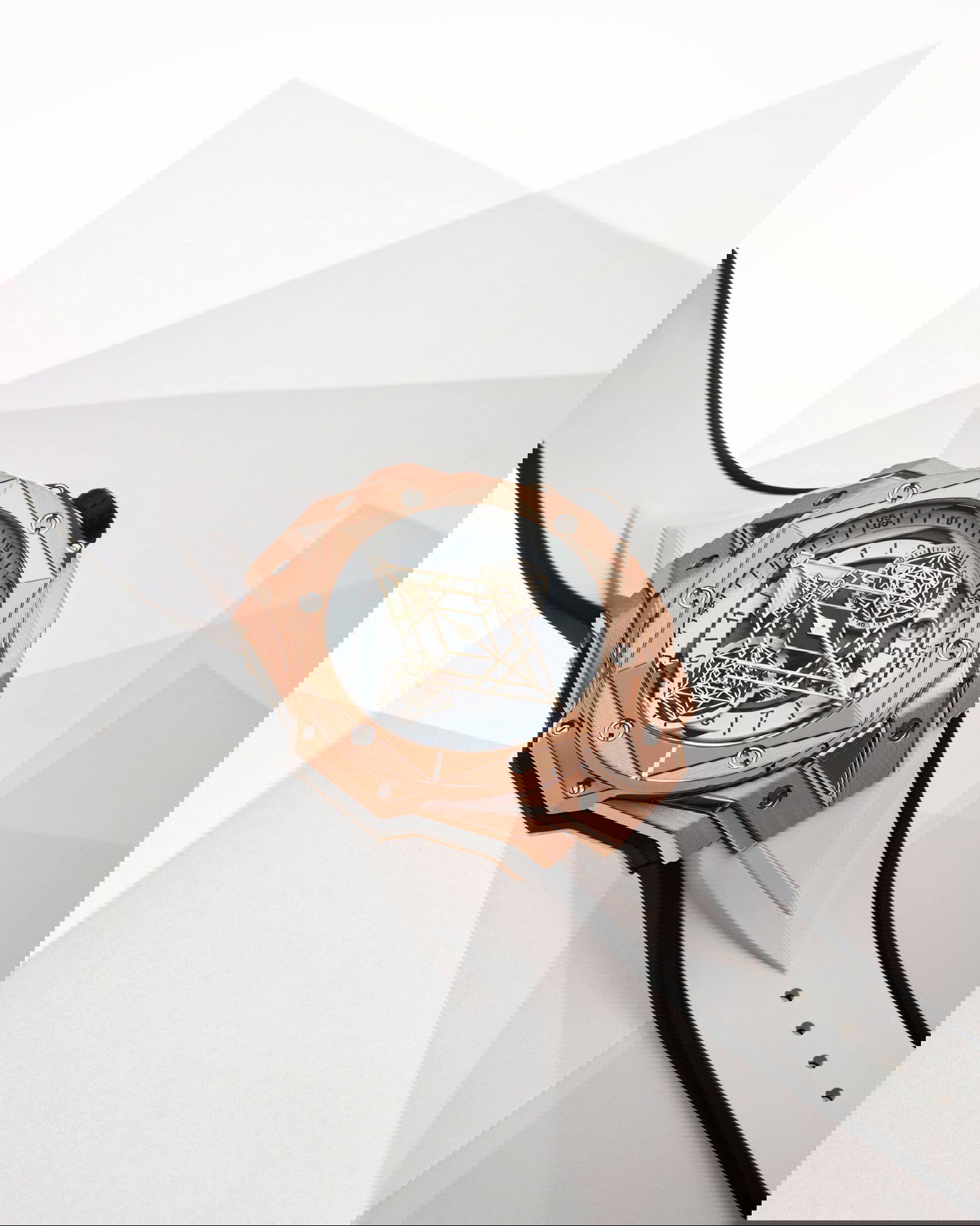 IMG_9081 Hublot Sang Bleu II King Gold White 418.OX.2001.RX.MXM20 Replica 5