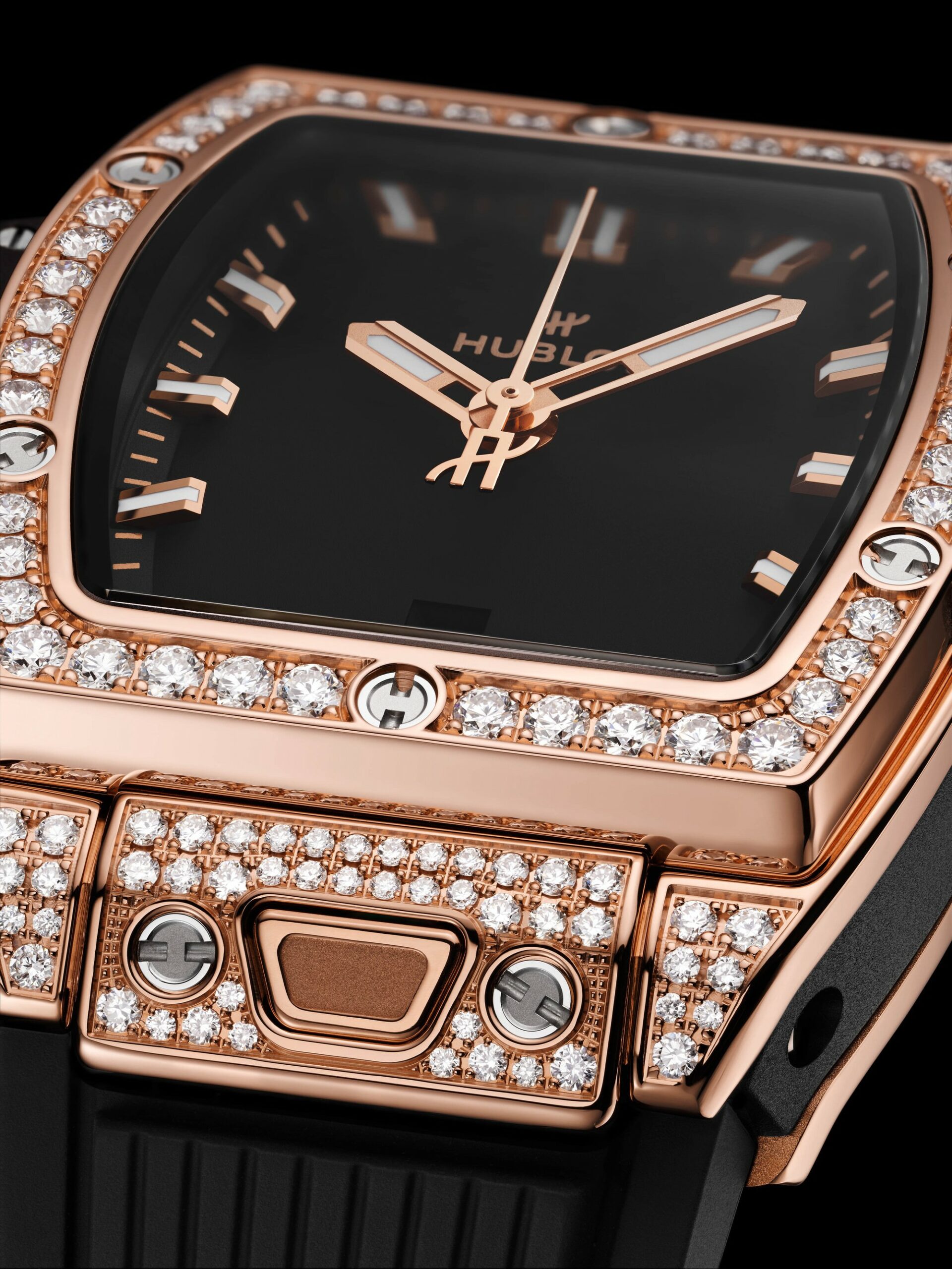 Hublot Spirit of Big Bang King Gold Pave 682.OX.1180.RX.1604 Replica 5