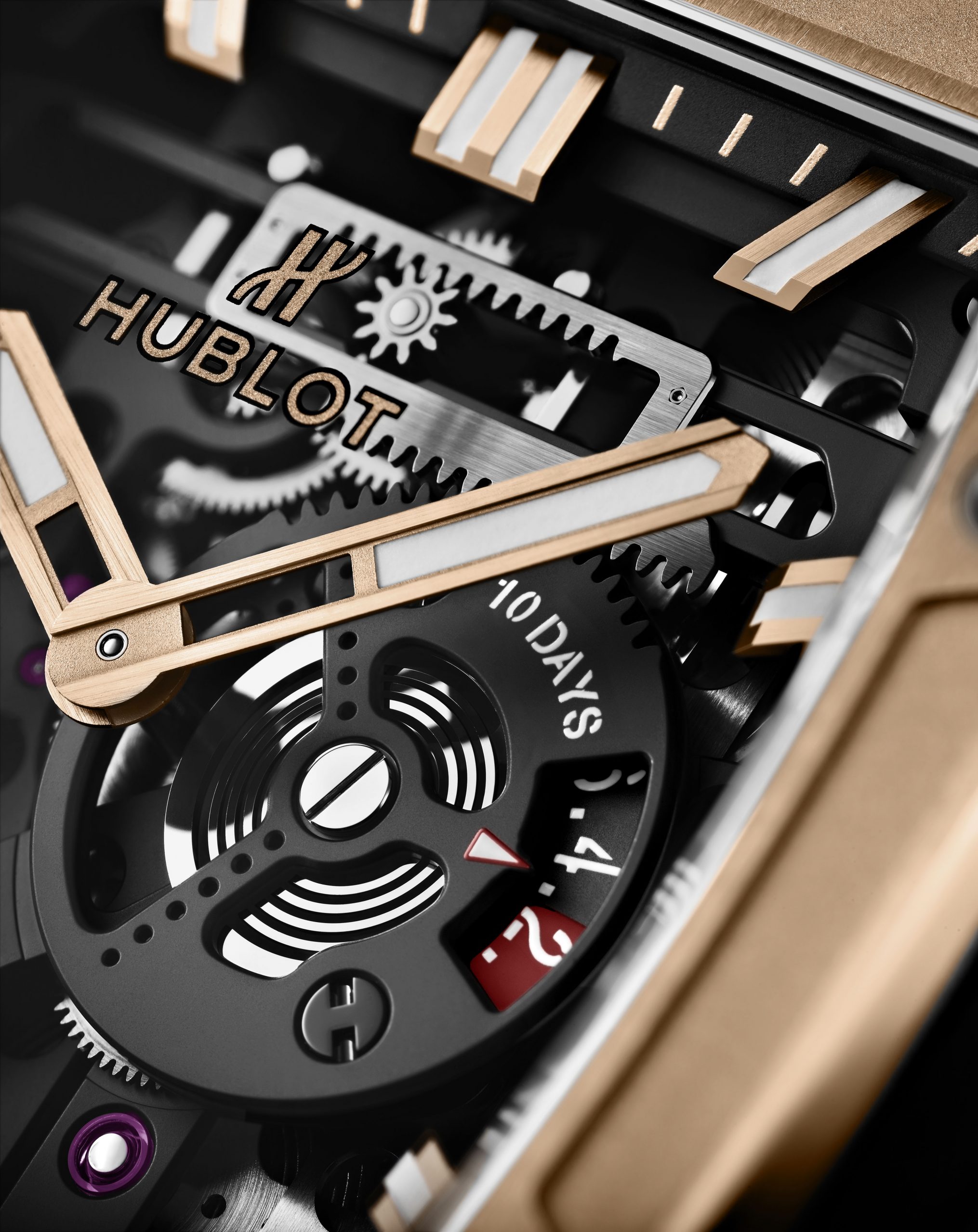 IMG_9081 Hublot Spirit of Big Bang Meca-10 King Gold 614.OX.1180.RX Replica 5