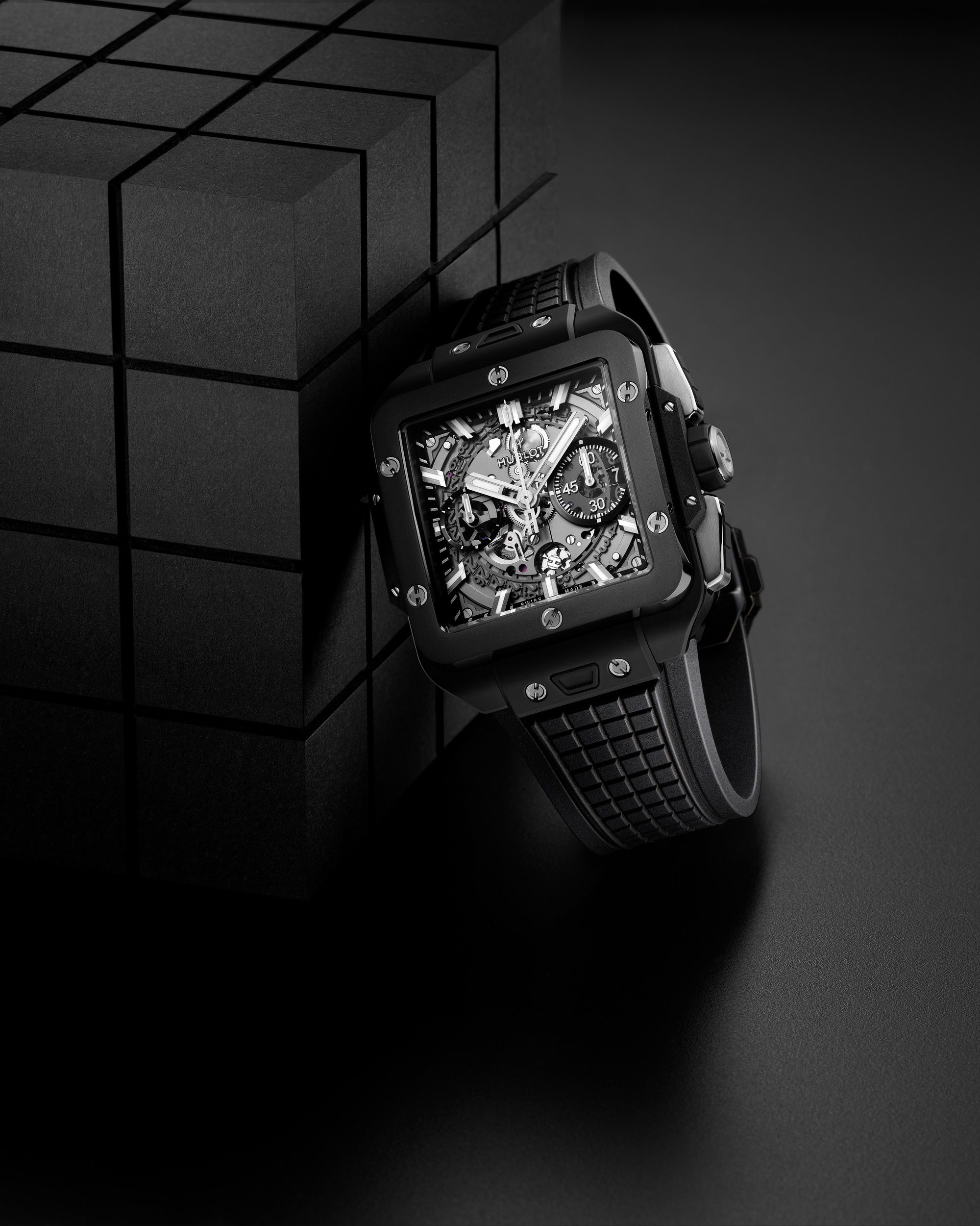 Hublot Square Bang Unico Black Magic 821.CI.0170.RX Replica 5