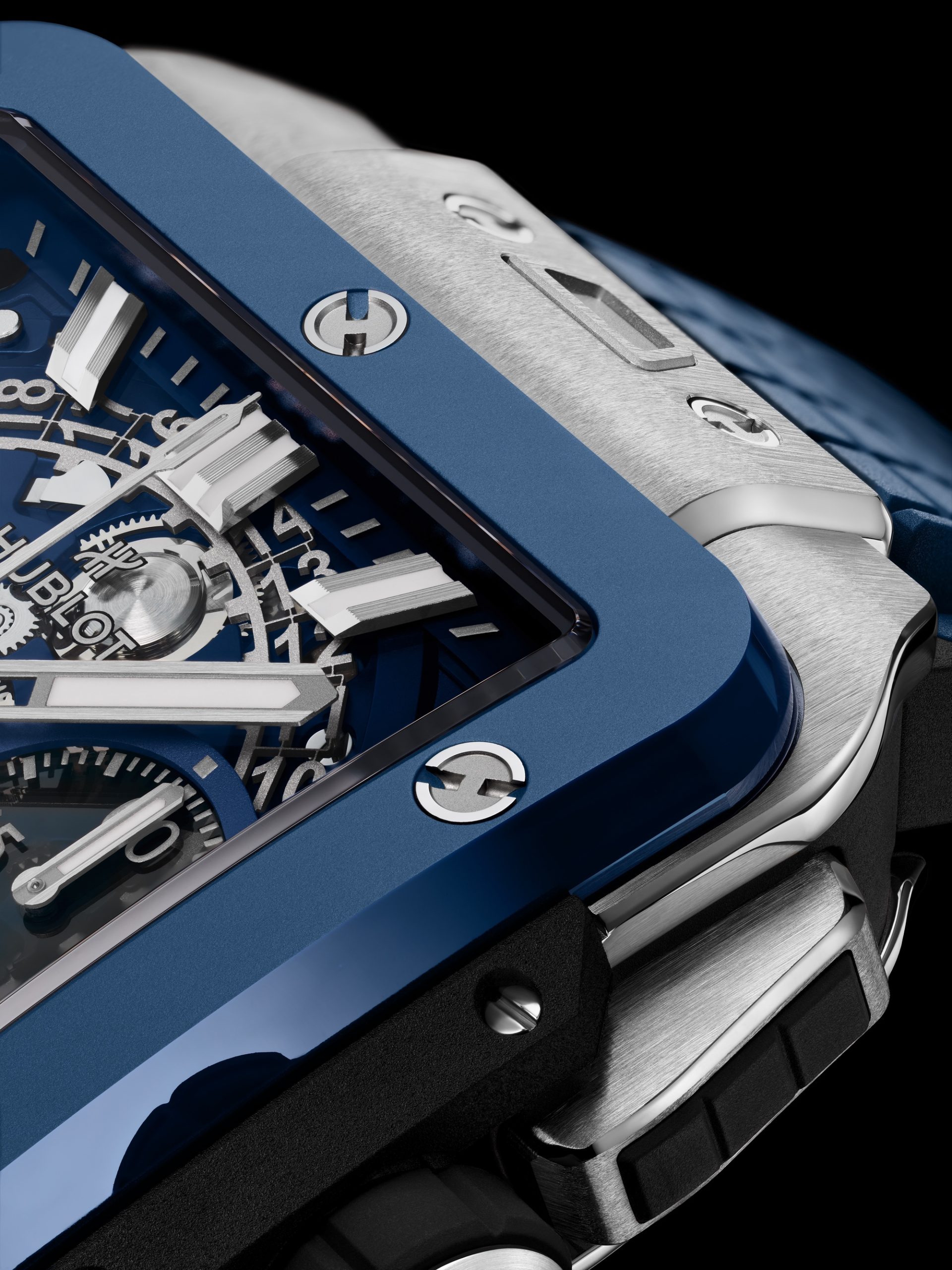 IMG_9081 Hublot Square Bang Unico Titanium Blue Ceramic 821.NL.5170.RX-SD Replica 5
