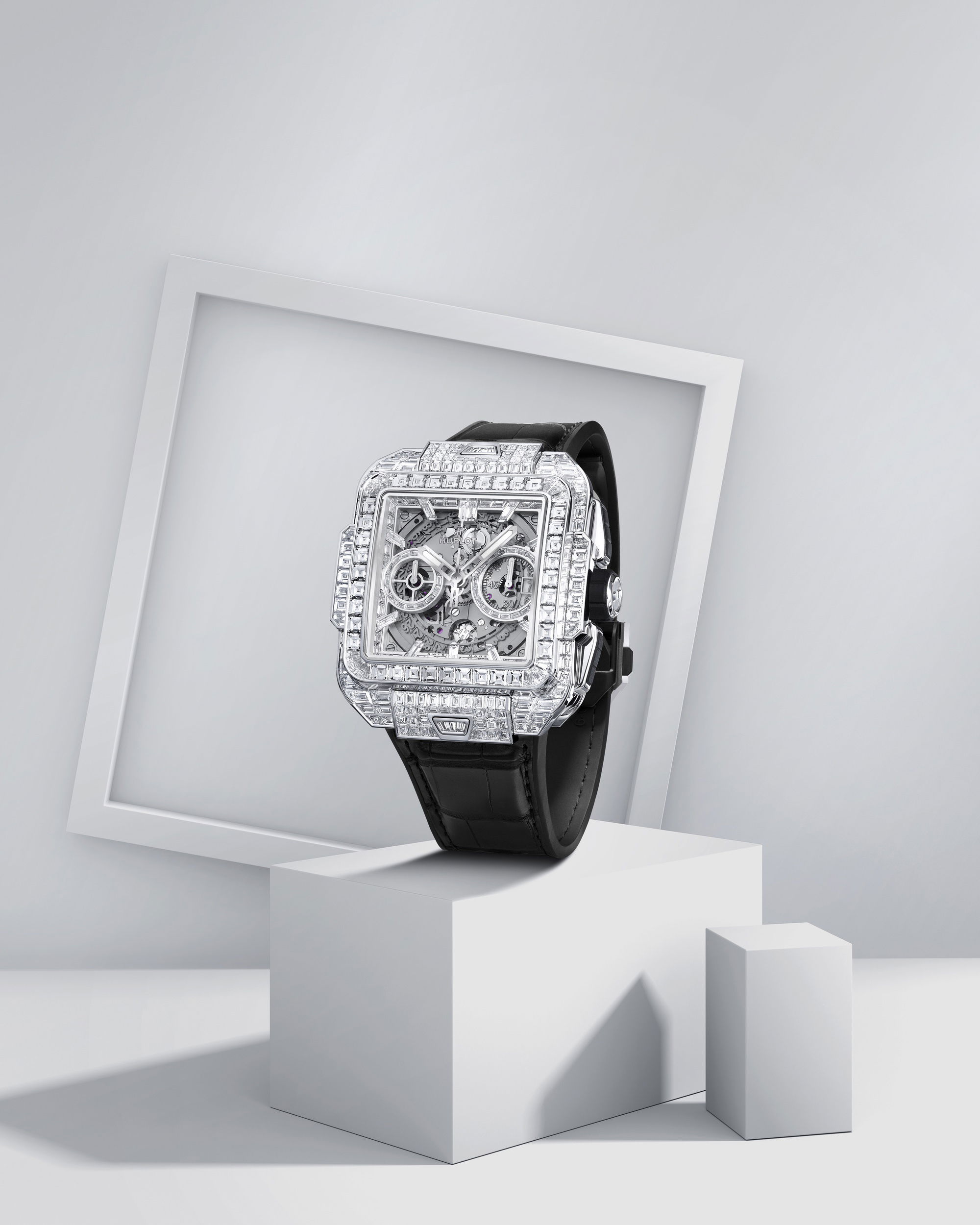 Hublot Square Bang Unico White Gold High Jewellery 821.WX.9017.LR.9904 Replica 5