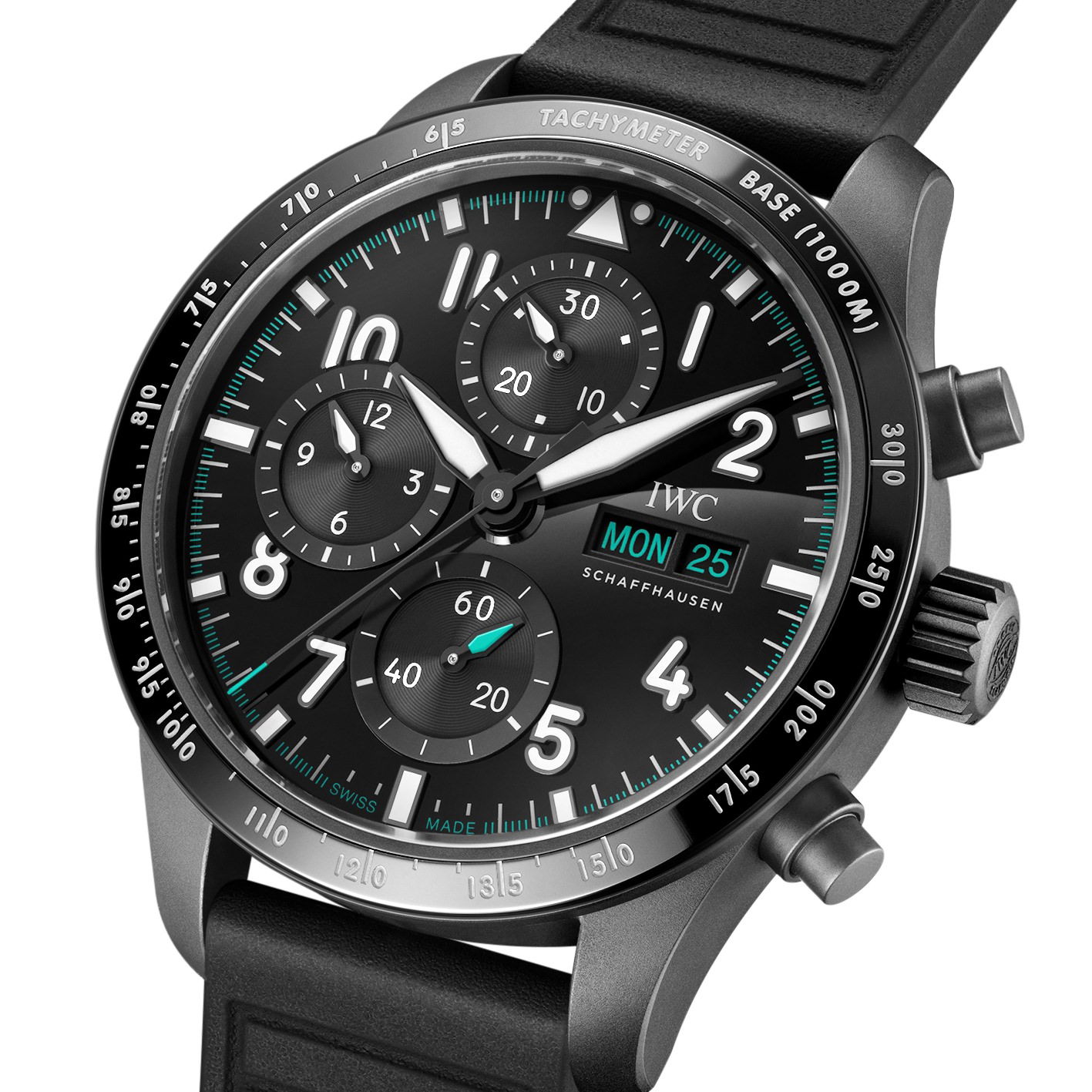 IMG_9081 IWC Pilot’s Watch Performance Chronograph 41 Mercedes-AMG Petronas Formula One Team IW388306 Replica 5