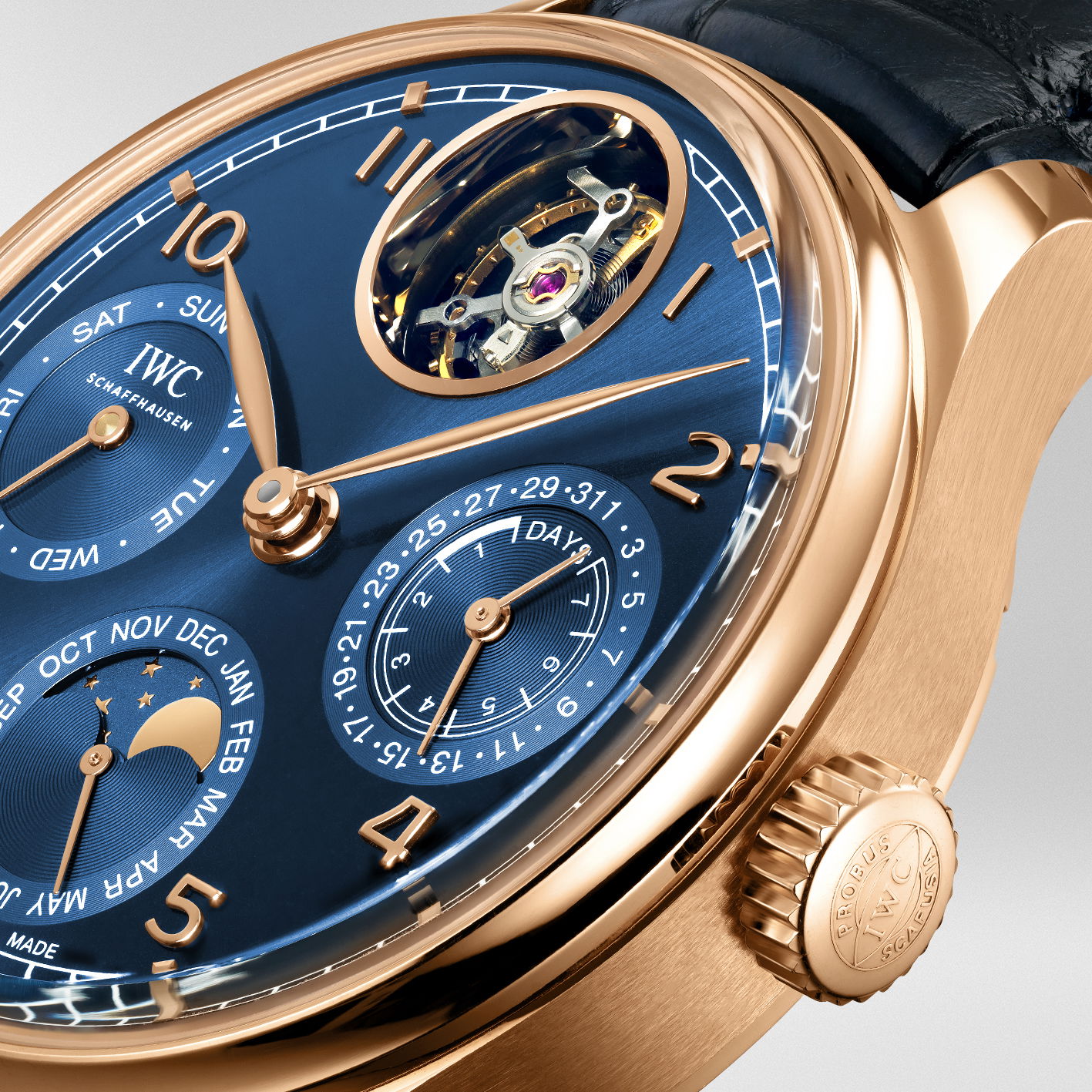 IMG_9081 IWC Portugieser Perpetual Calendar Tourbillon Boutique Edition IW504504 Replica 5