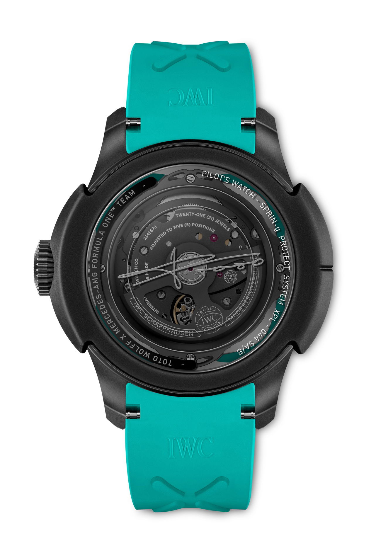 IMG_9081 IWC Big Pilot’s Watch Shock Absorber XPL Toto Wolff X Mercedes-AMG Petronas Formula One Team IW356201 Replica 5