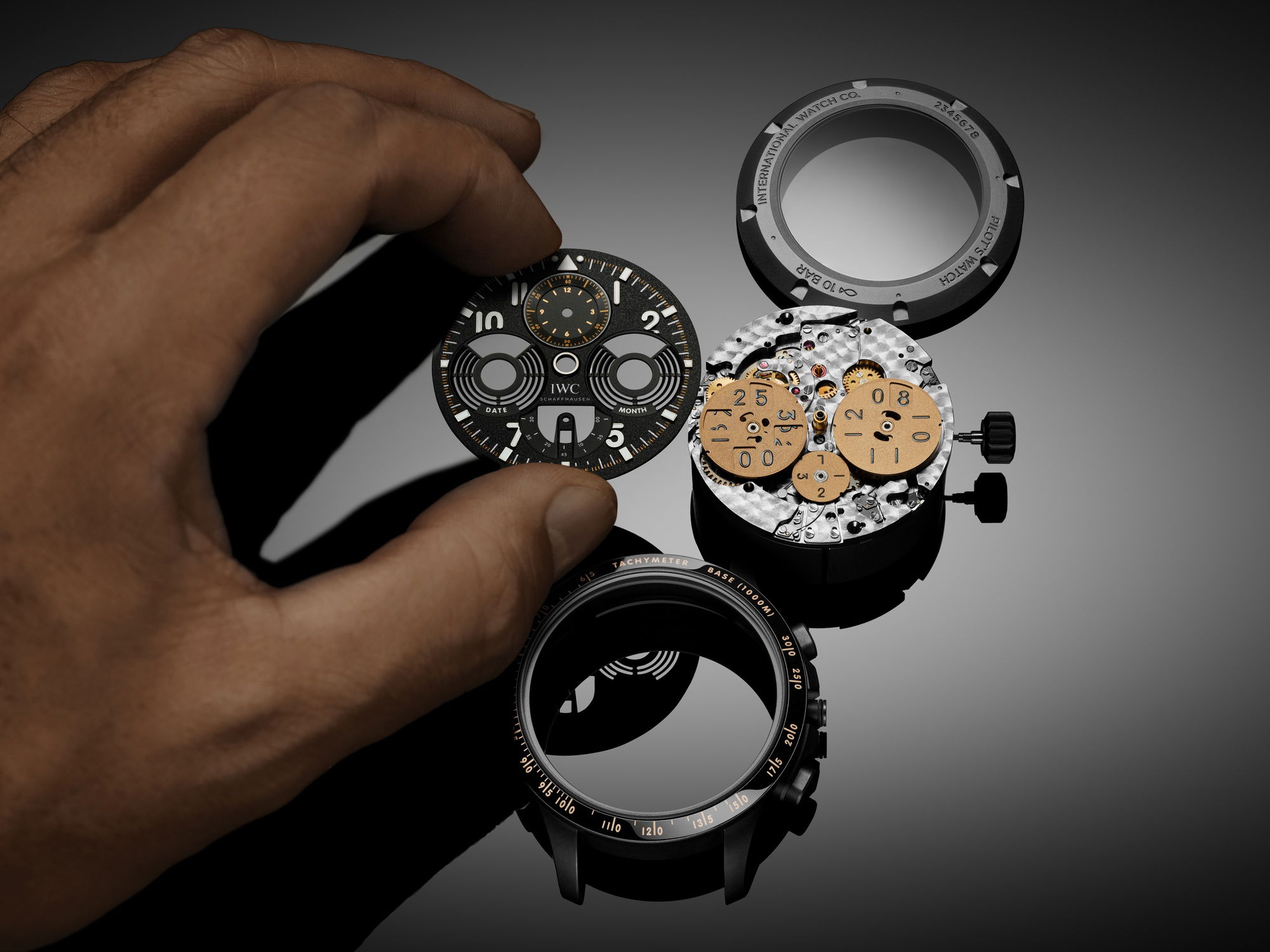 IWC Pilot's Watch Performance Chronograph Perpetual Calendar Digital Date-Month IW388801 Replica 5