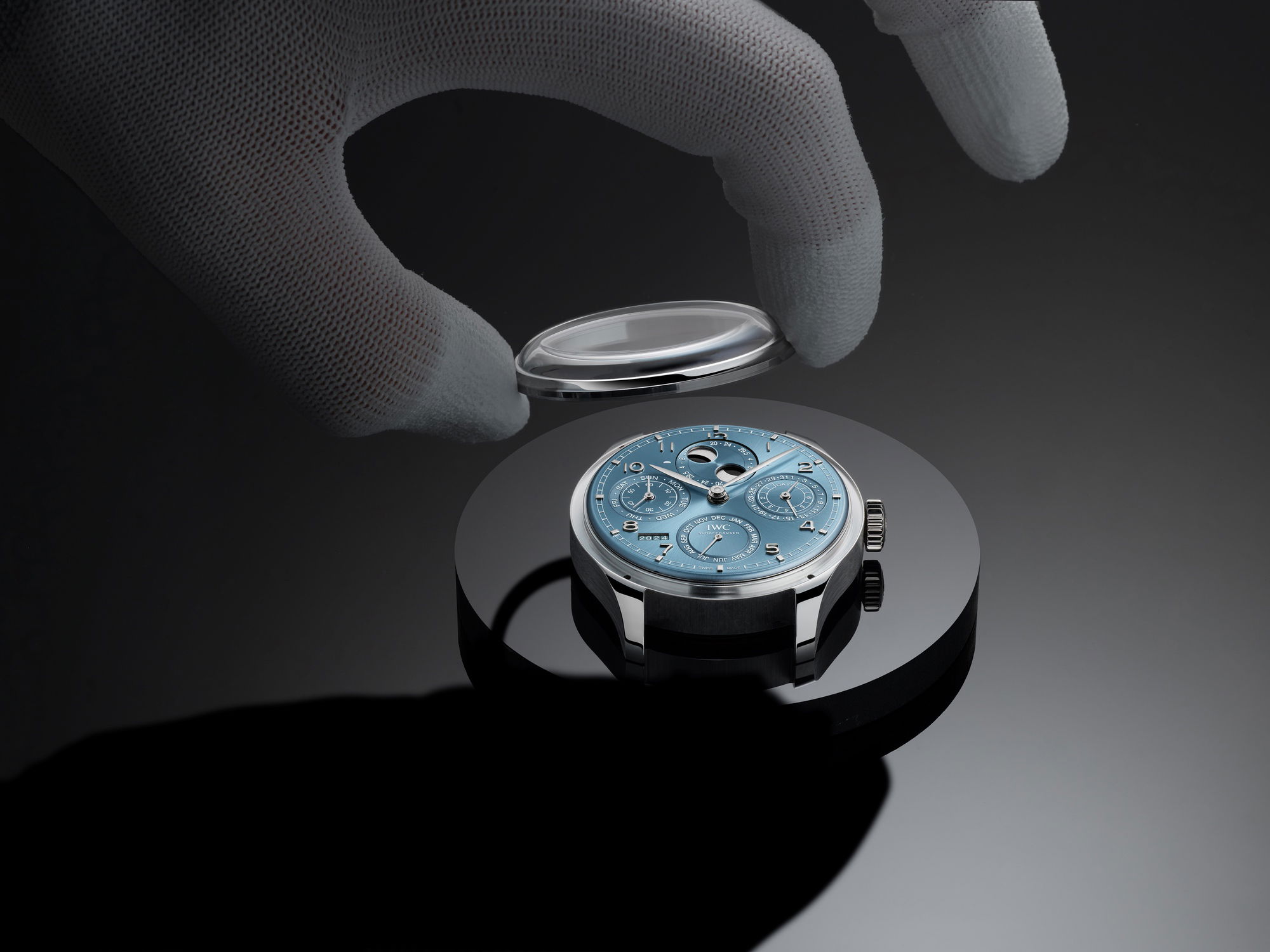 IMG_9081 IWC Portugieser Perpetual Calendar 44 Horizon Blue IW503703 Replica 5