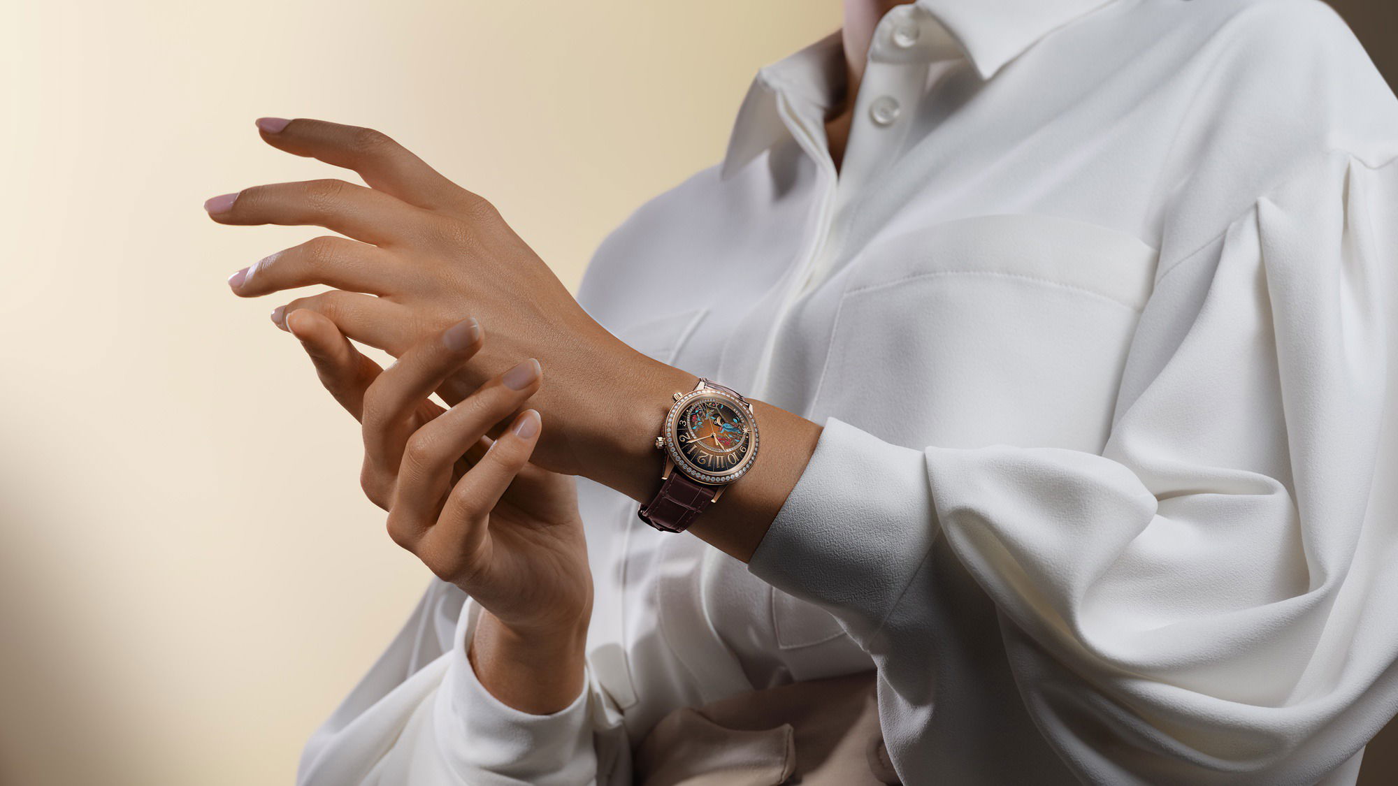 Jaeger-LeCoultre Rendez-Vous Sonatina Peaceful Nature Kingfisher Q35924J3 Replica 5