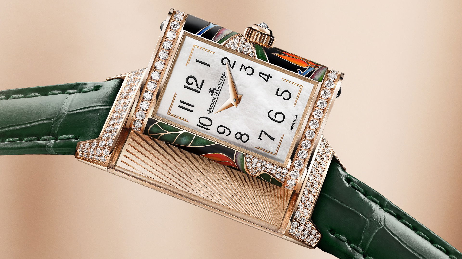 Jaeger-LeCoultre Reverso One Precious Flowers – Birds of Paradise Q3292421 Replica 5