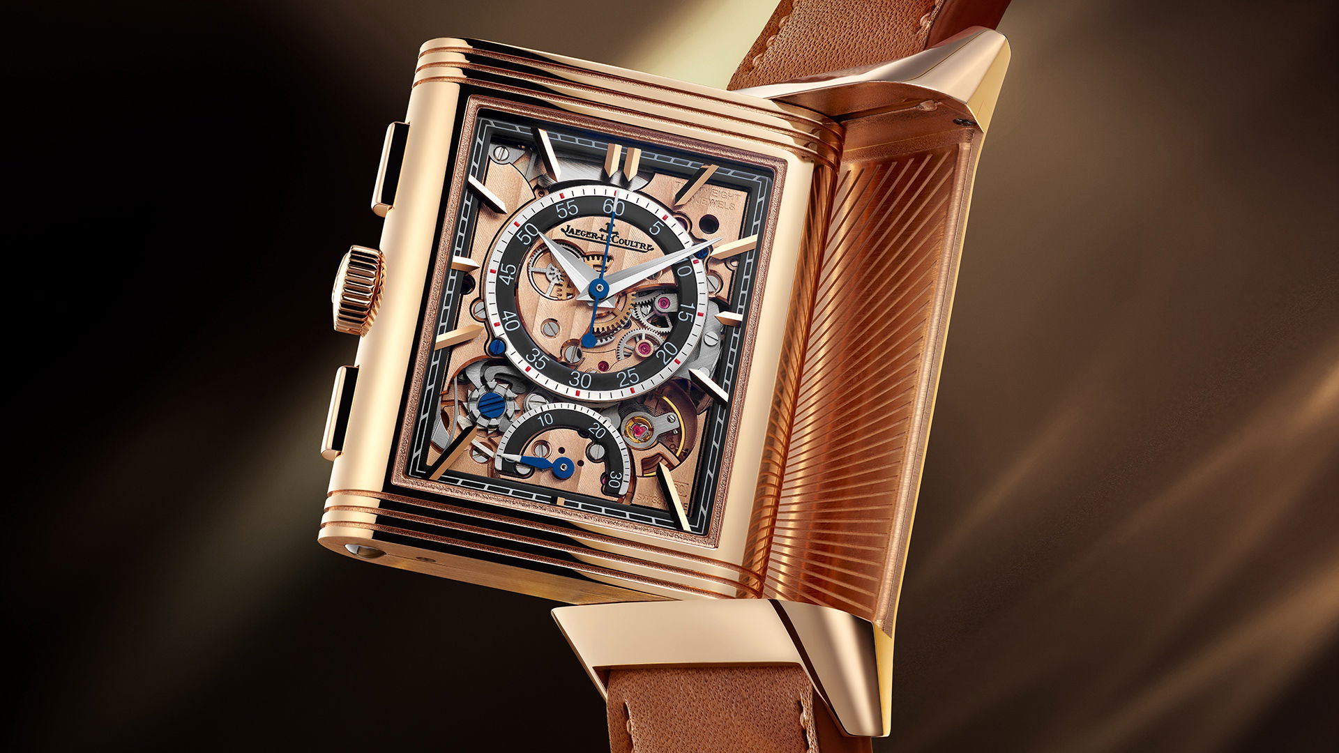 IMG_9081 Jaeger-LeCoultre Reverso Tribute Chronograph Q389256J Replica 5