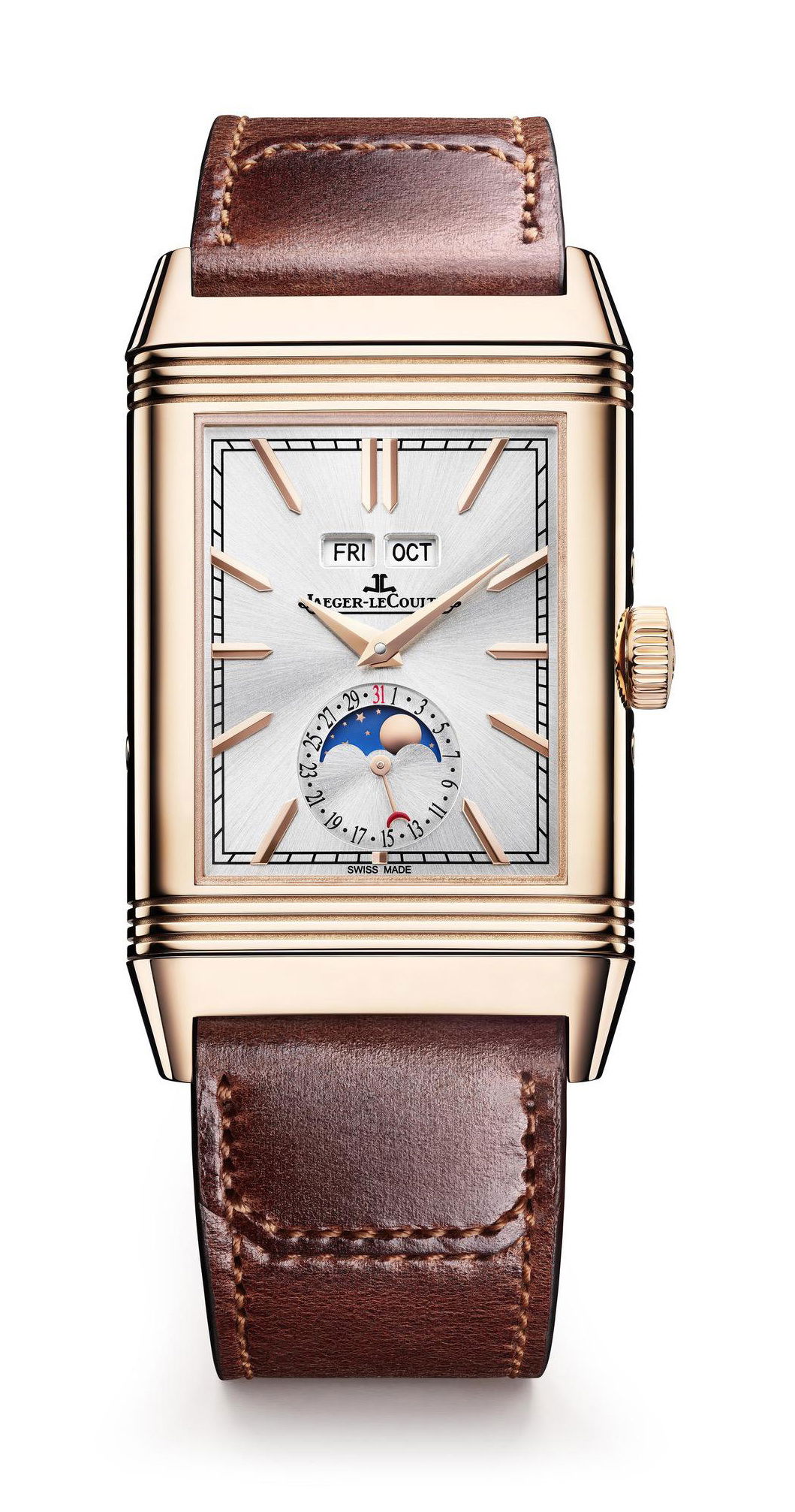 IMG_9081 Jaeger-LeCoultre Reverso Tribute Duoface Calendar Q3912530 Replica 5