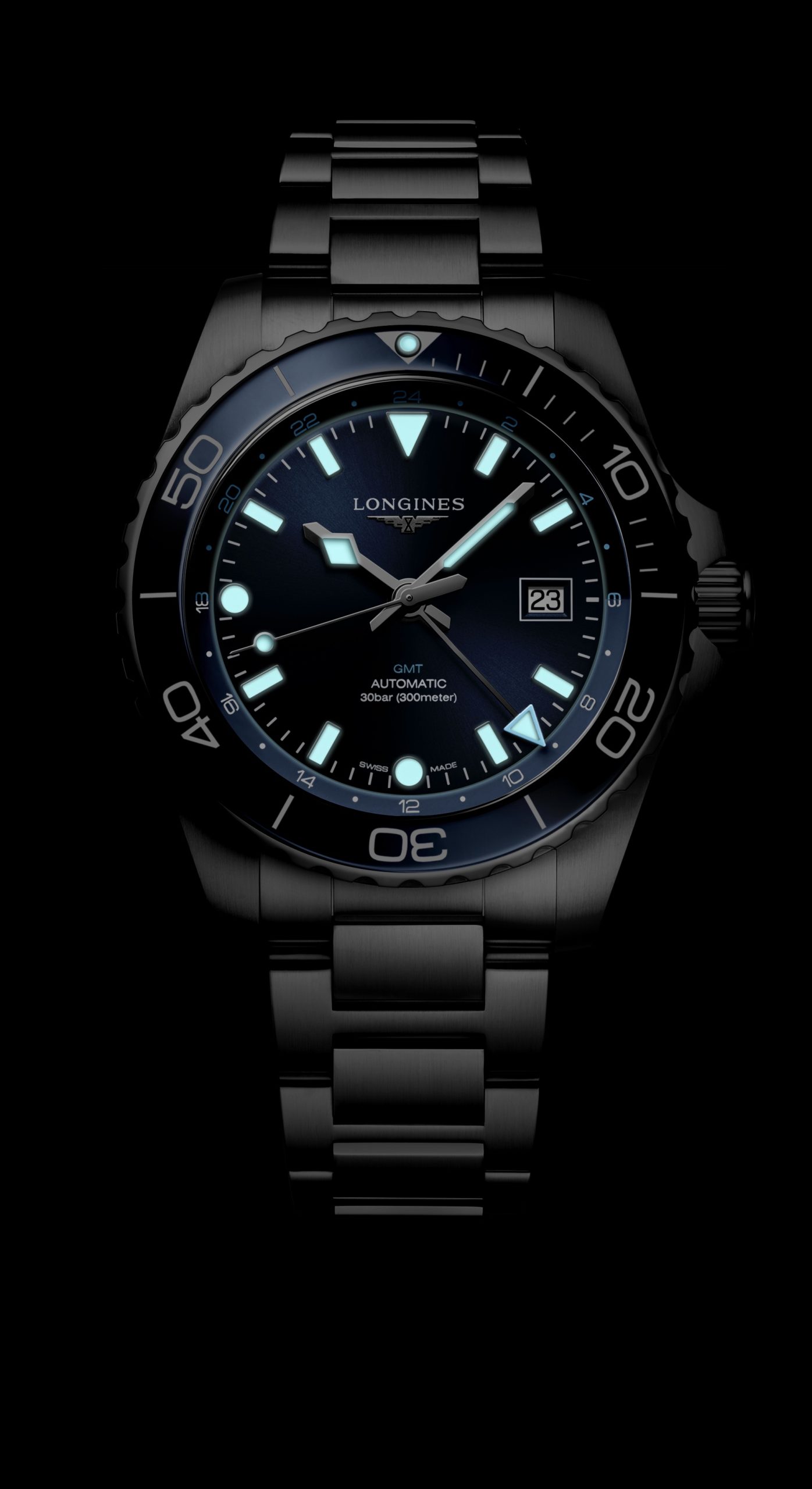 Longines Hydroconquest GMT 43 L3.890.4.96.6 Replica 5