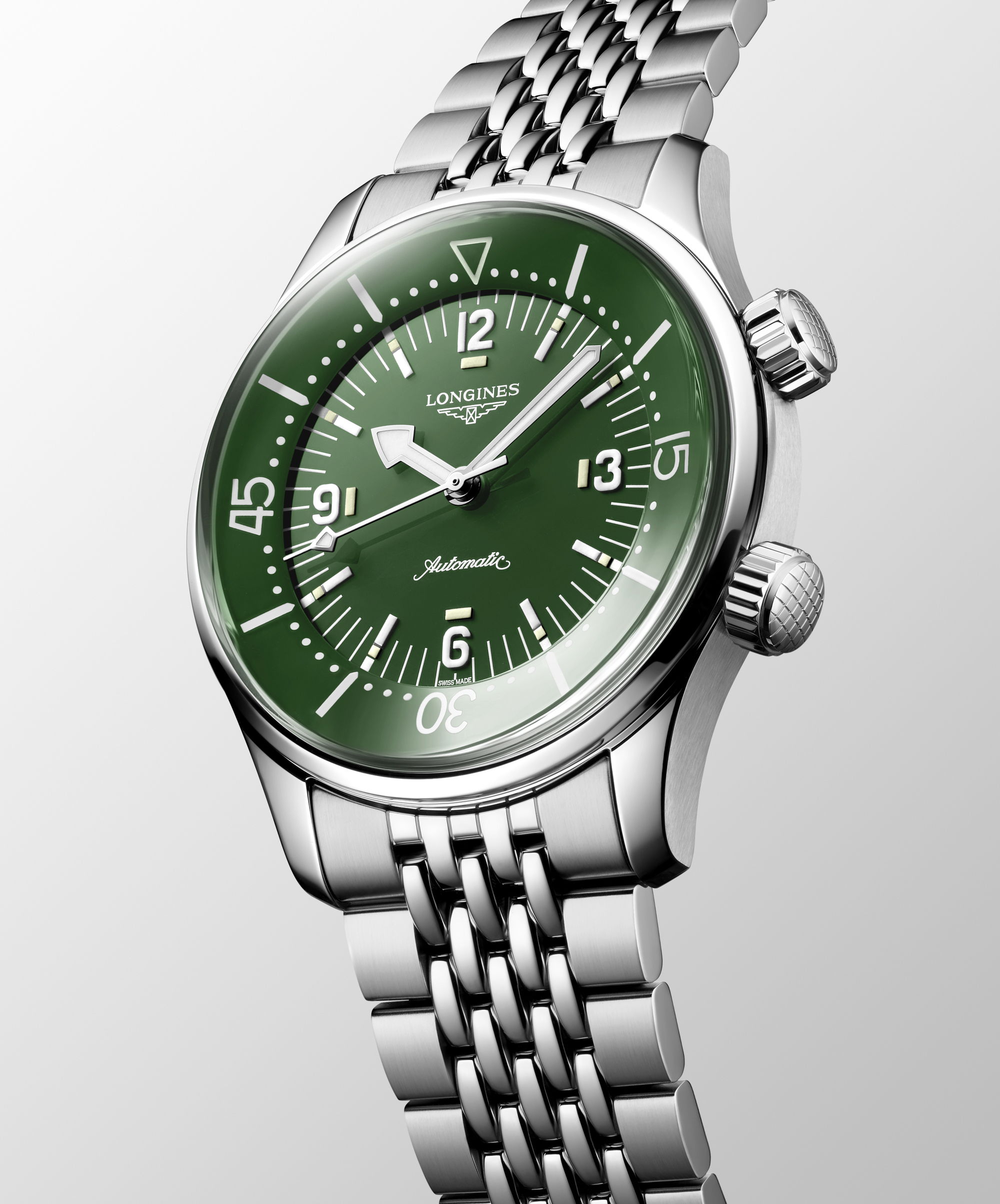 IMG_9081 Longines Legend Diver Green L3.764.4.06.6 Replica 5
