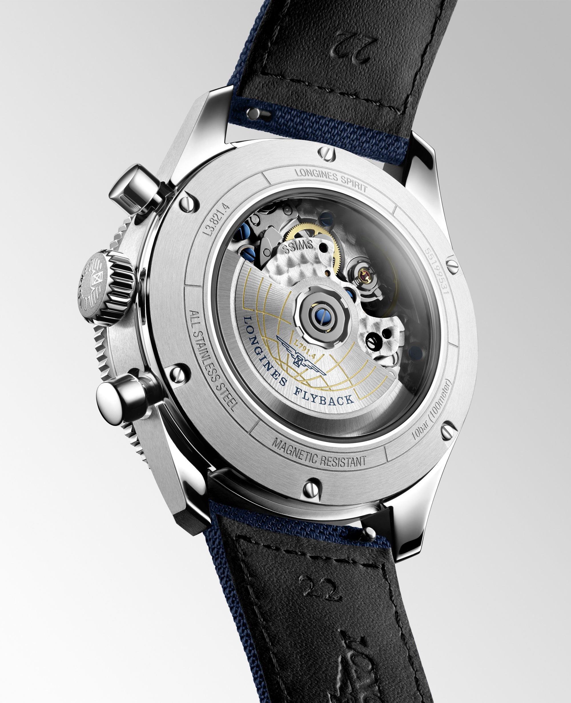 IMG_9081 Longines Spirit Flyback “Pioneering Flyback Chronographs” L3.812.4.93.2 Replica 5