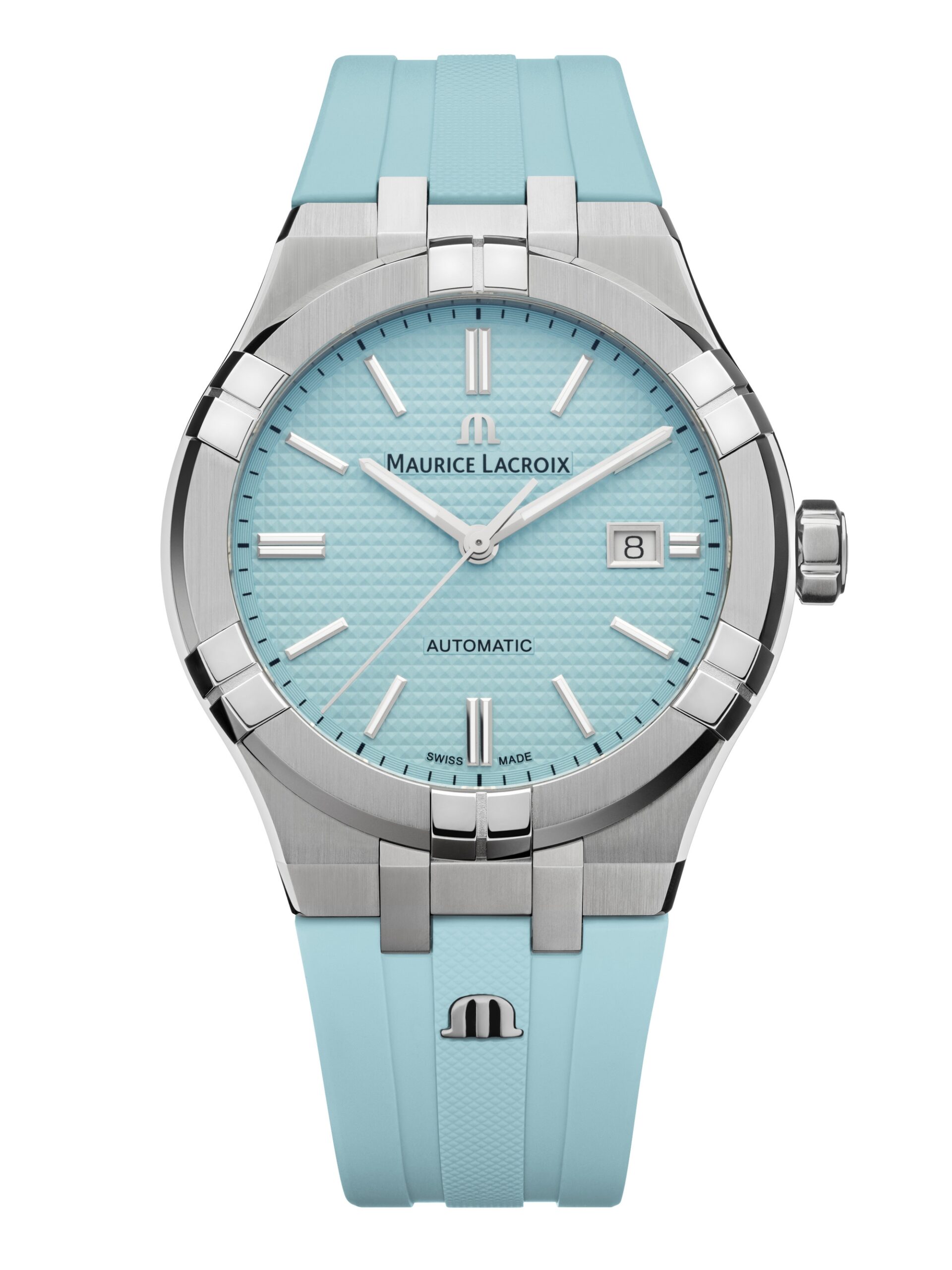 IMG_9081 Maurice Lacroix Aikon Automatic Limited Summer Edition 39 AI6008-SS00F-431-C Replica 5