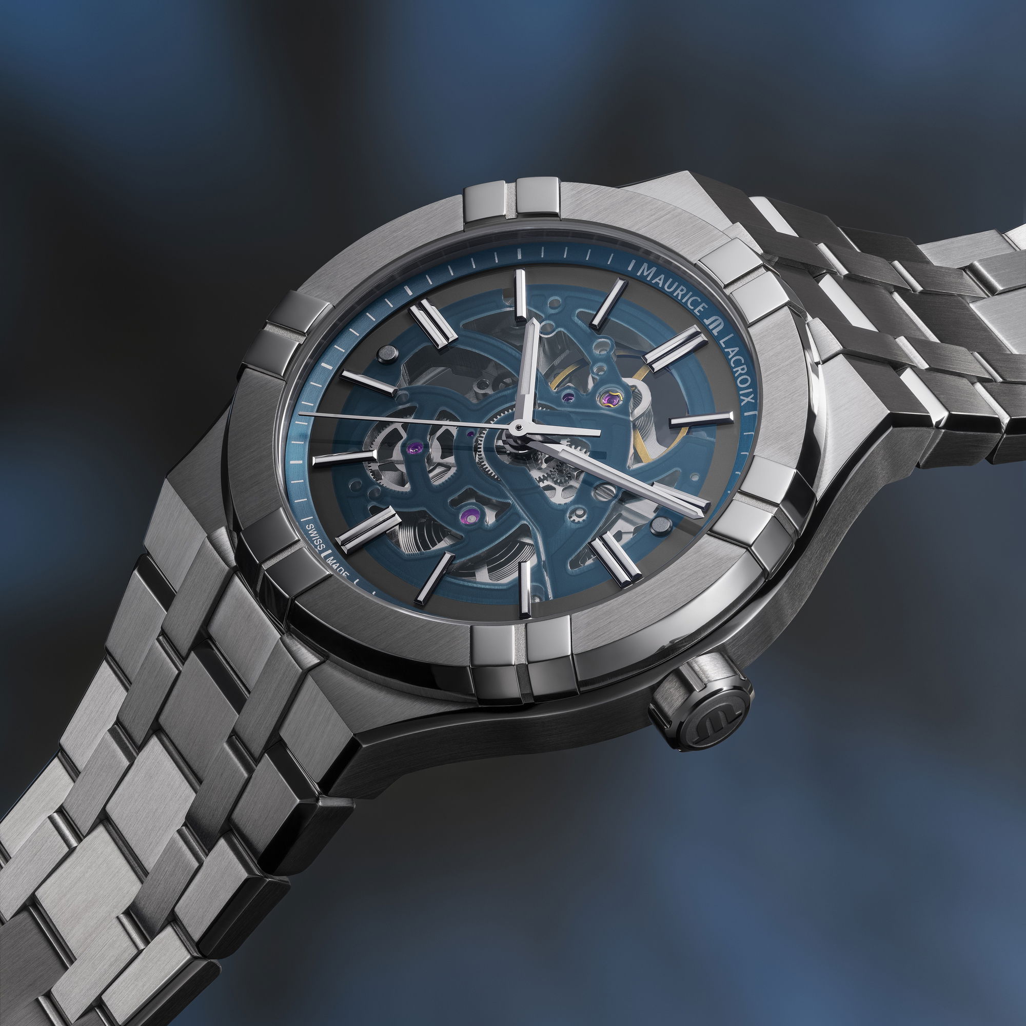 IMG_9081 Maurice Lacroix Aikon Automatic Skeleton 42 AI6008-SS002-031-1 Replica 5