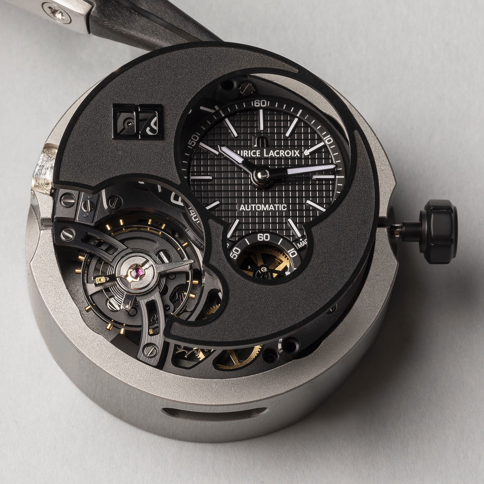 Maurice Lacroix Aikon Master Grand Date Black AI6118-DLB0B-330-2 Replica 5