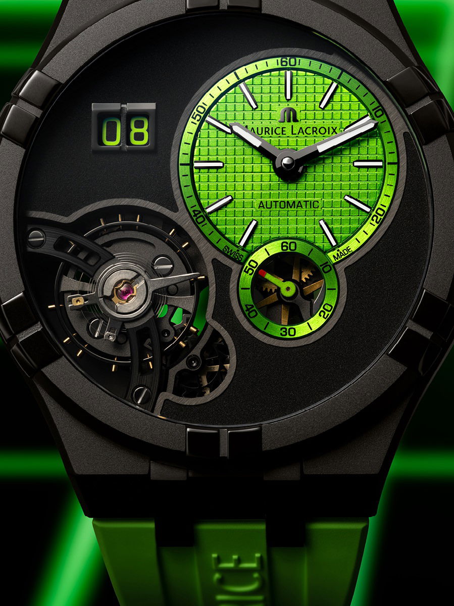 Maurice Lacroix Aikon Master Grand Date Technicolor 45 AI6118-DLB0J-630-I Replica 5