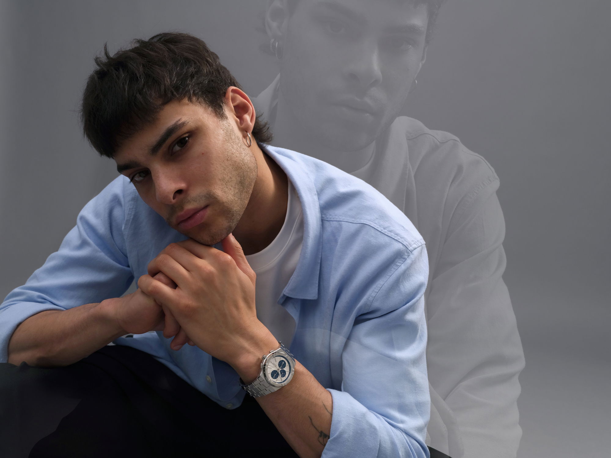 Maurice Lacroix Aikon Quartz Chronograph 42 AI1118-SS002-230-1 Replica 5