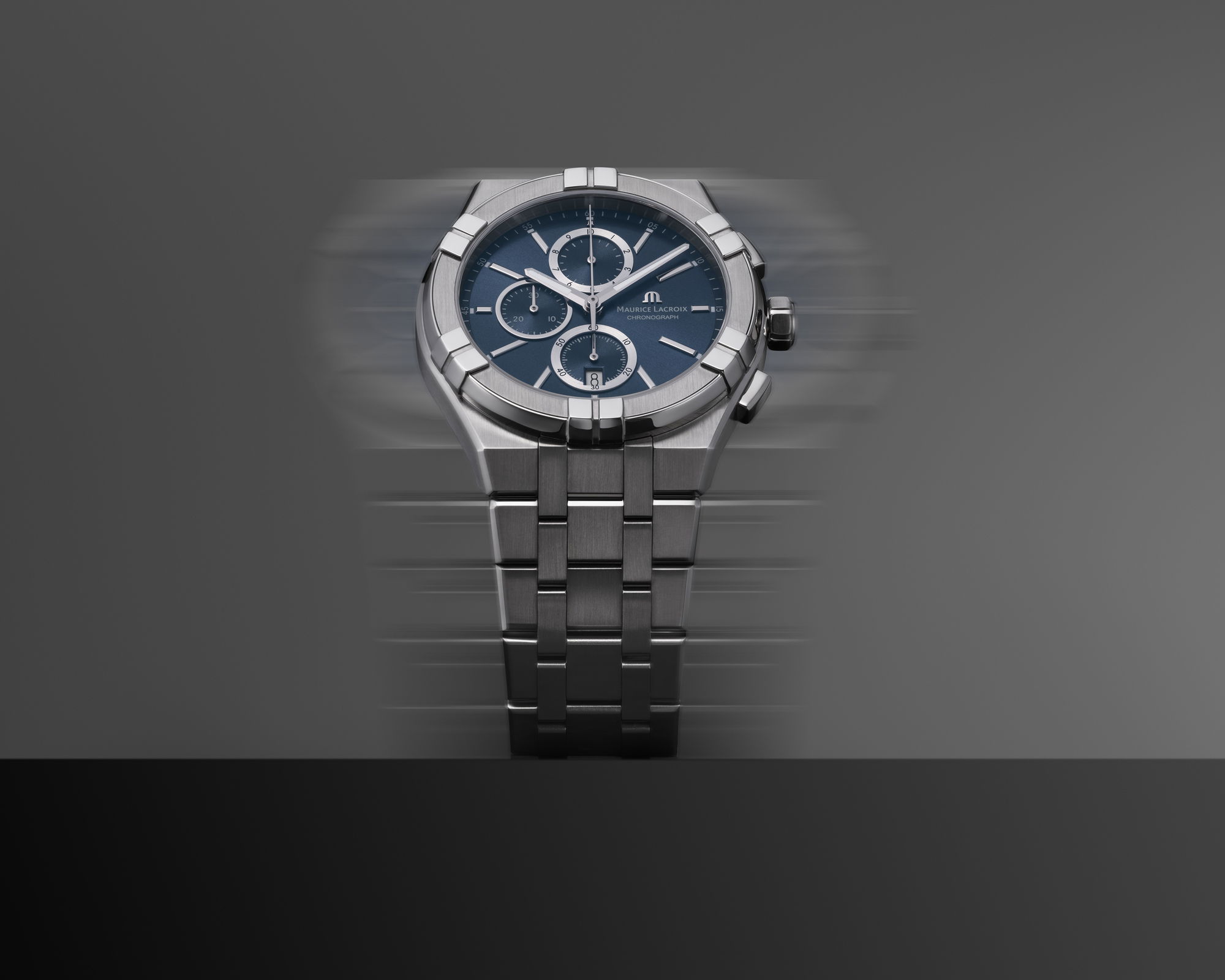 Maurice Lacroix Aikon Quartz Chronograph 42 AI1118-SS002-430-1 Replica 5