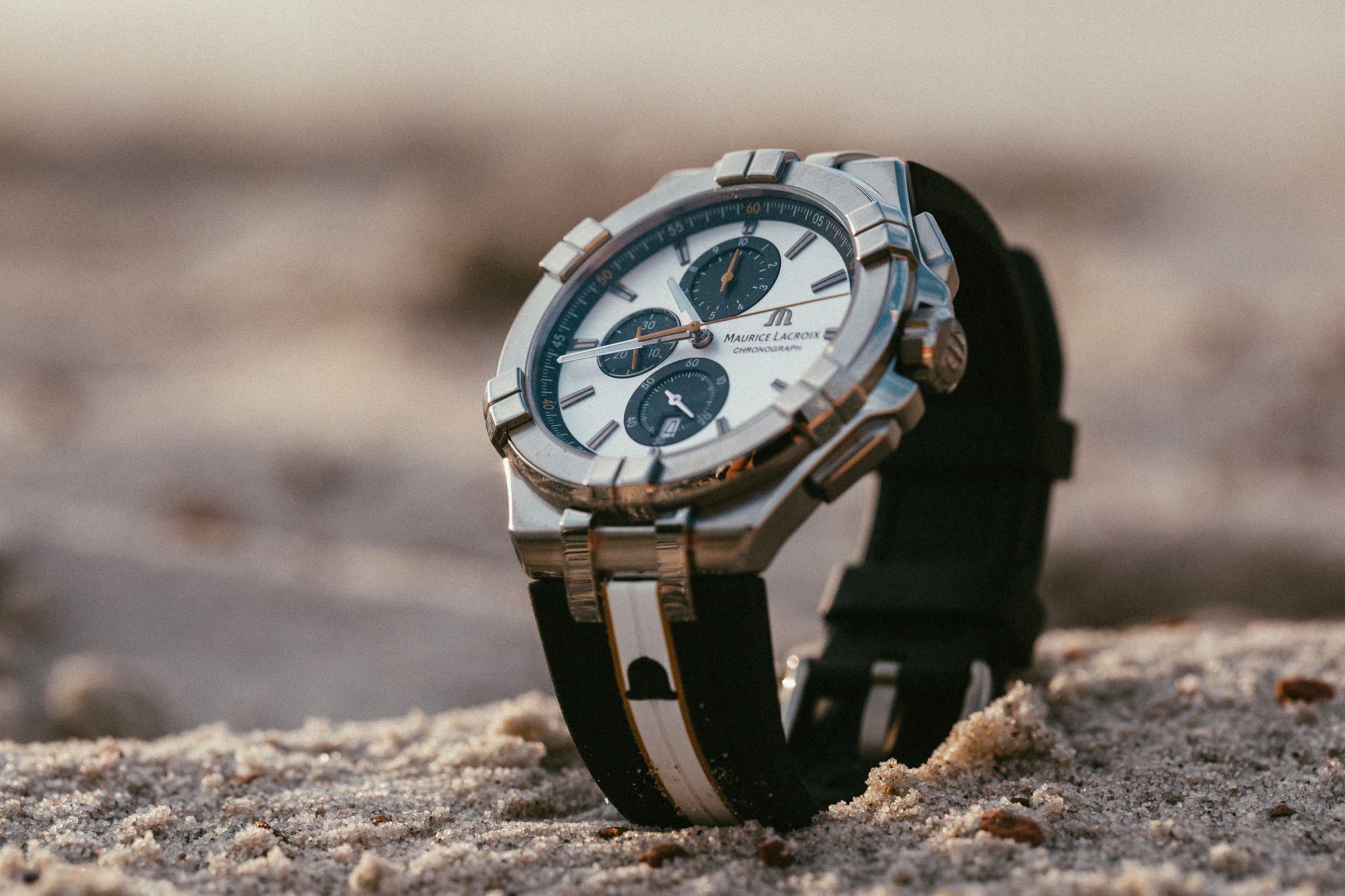 Maurice Lacroix Aikon Quartz Chronograph 44 Special Edition KOTC Titanium AI1018-TT030-130-K Replica 5