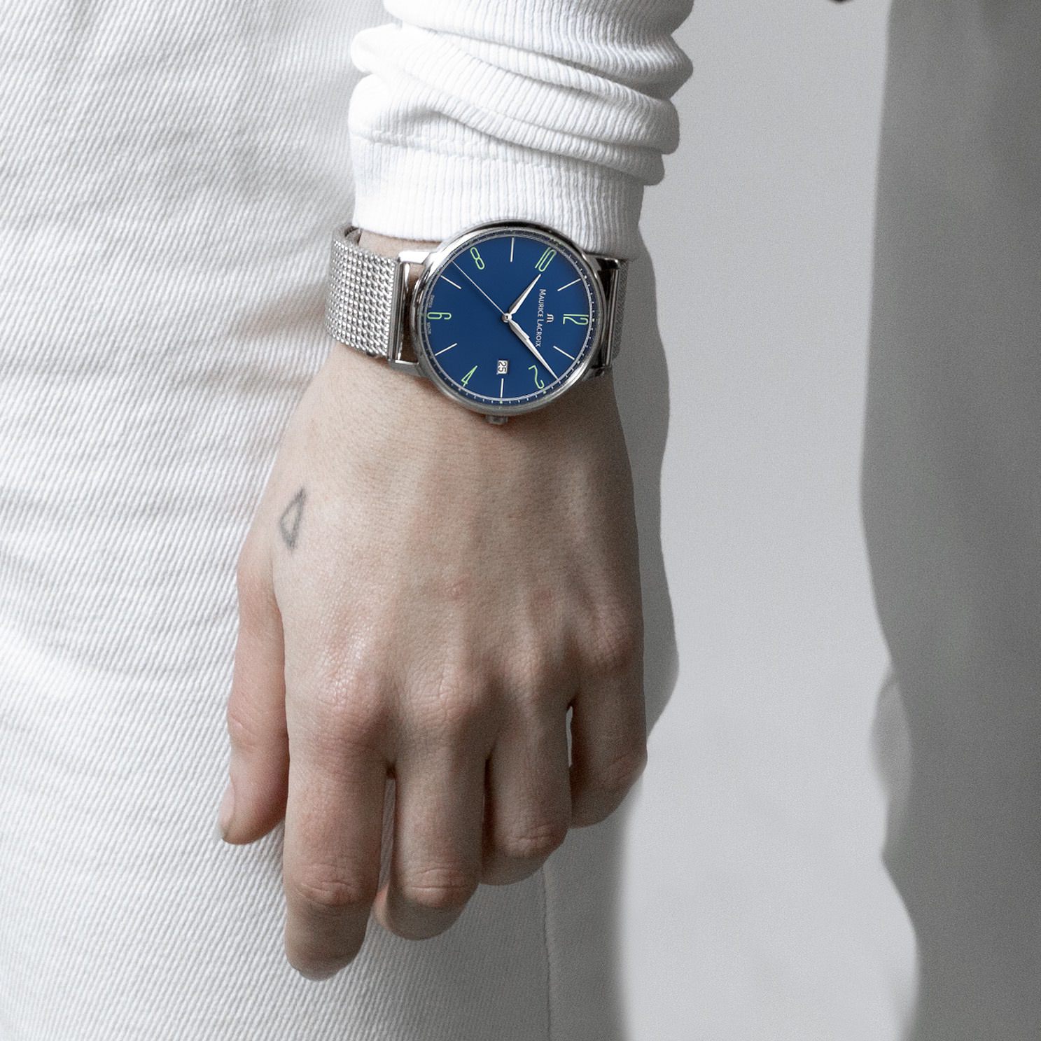 IMG_9081 Maurice Lacroix Eliros Date 25th Anniversary Edition EL1118-SS00E-420-C Replica 5