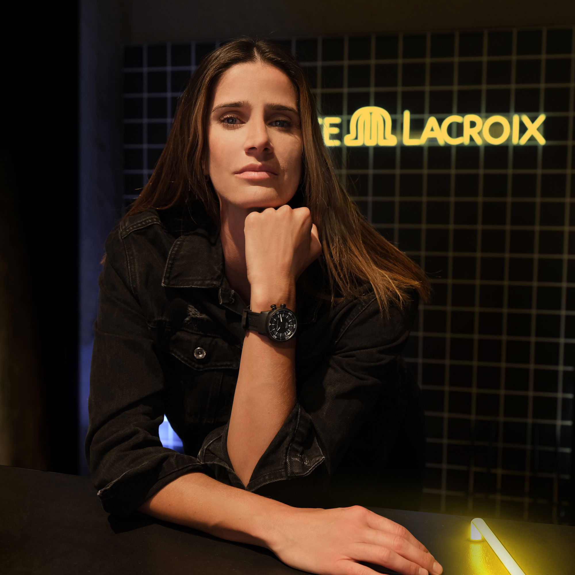 IMG_9081 Maurice Lacroix Pontos S Diver Black DLC PT6248-DLB00-330-2 Replica 5