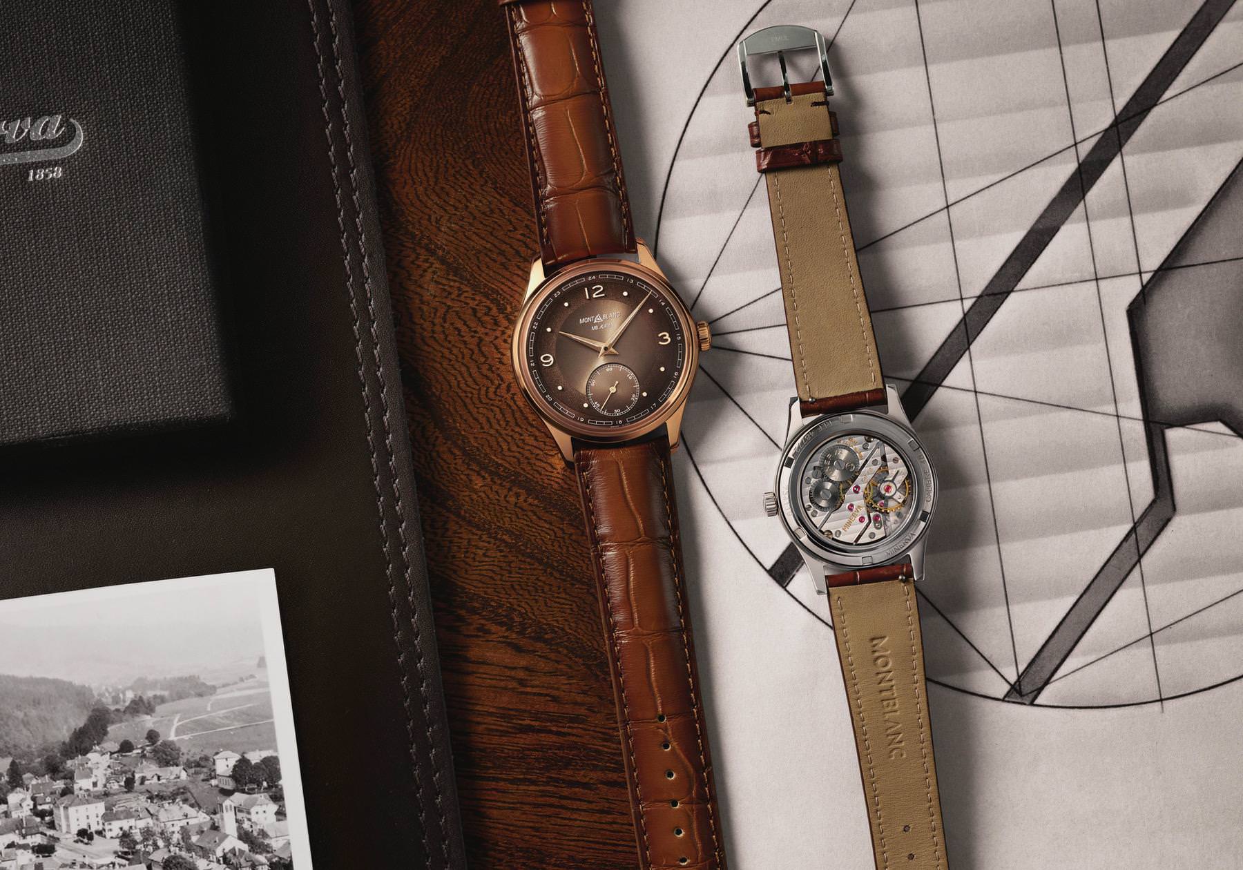 Montblanc Heritage Pythagore Small Second Limited Edition 148 128667 Replica 5