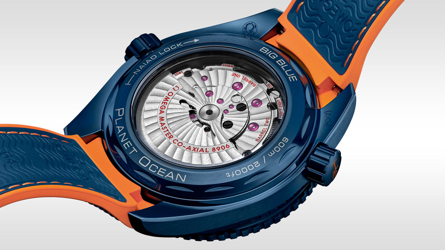Omega Seamaster Planet Ocean 600M Co-axial Master Chronometer GMT 45.5?mm Big Blue 215.92.46.22.03.001 Replica 5