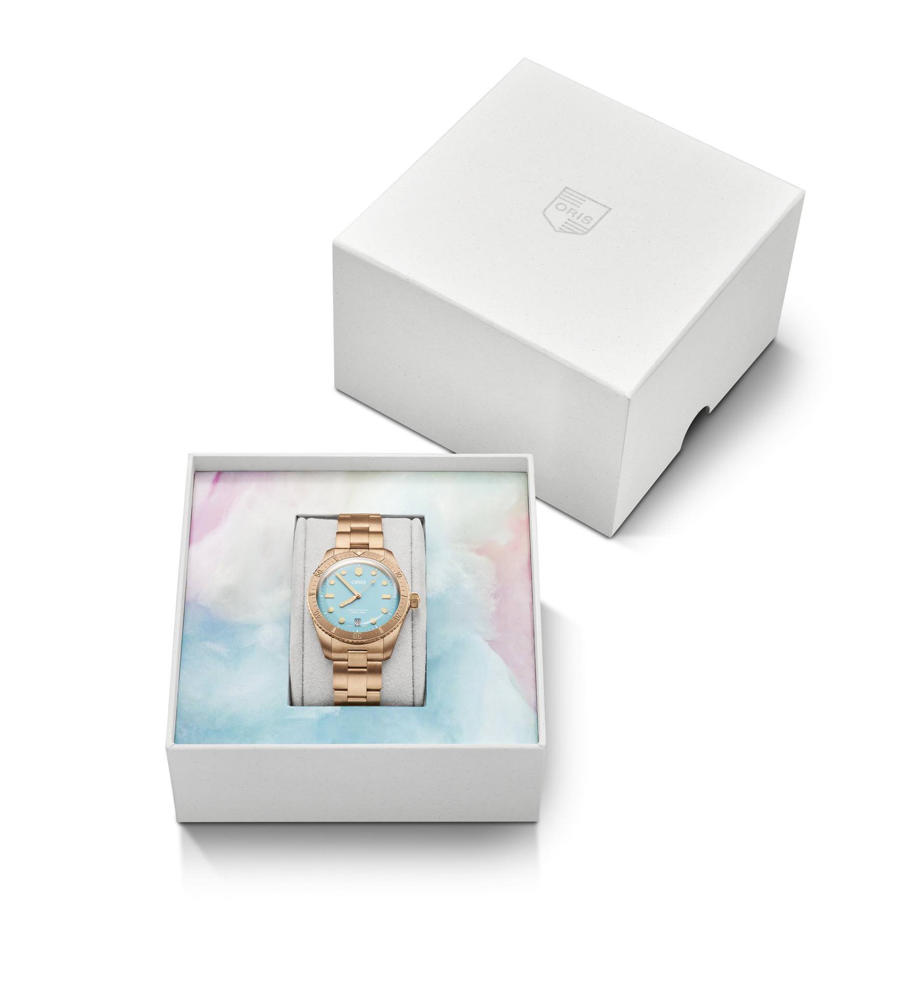 IMG_9081 Oris Divers Sixty-Five Cotton Candy' 01 733 7771 3155-07 8 19 15 Replica 5