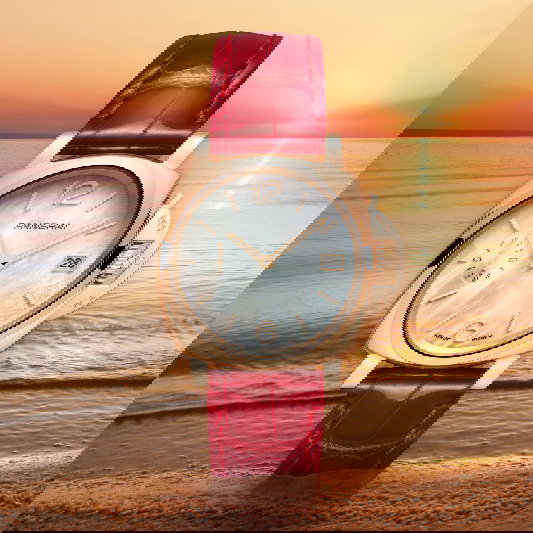 Panerai Luminor Due Goldtech? Madreperla PAM01280 Replica 5