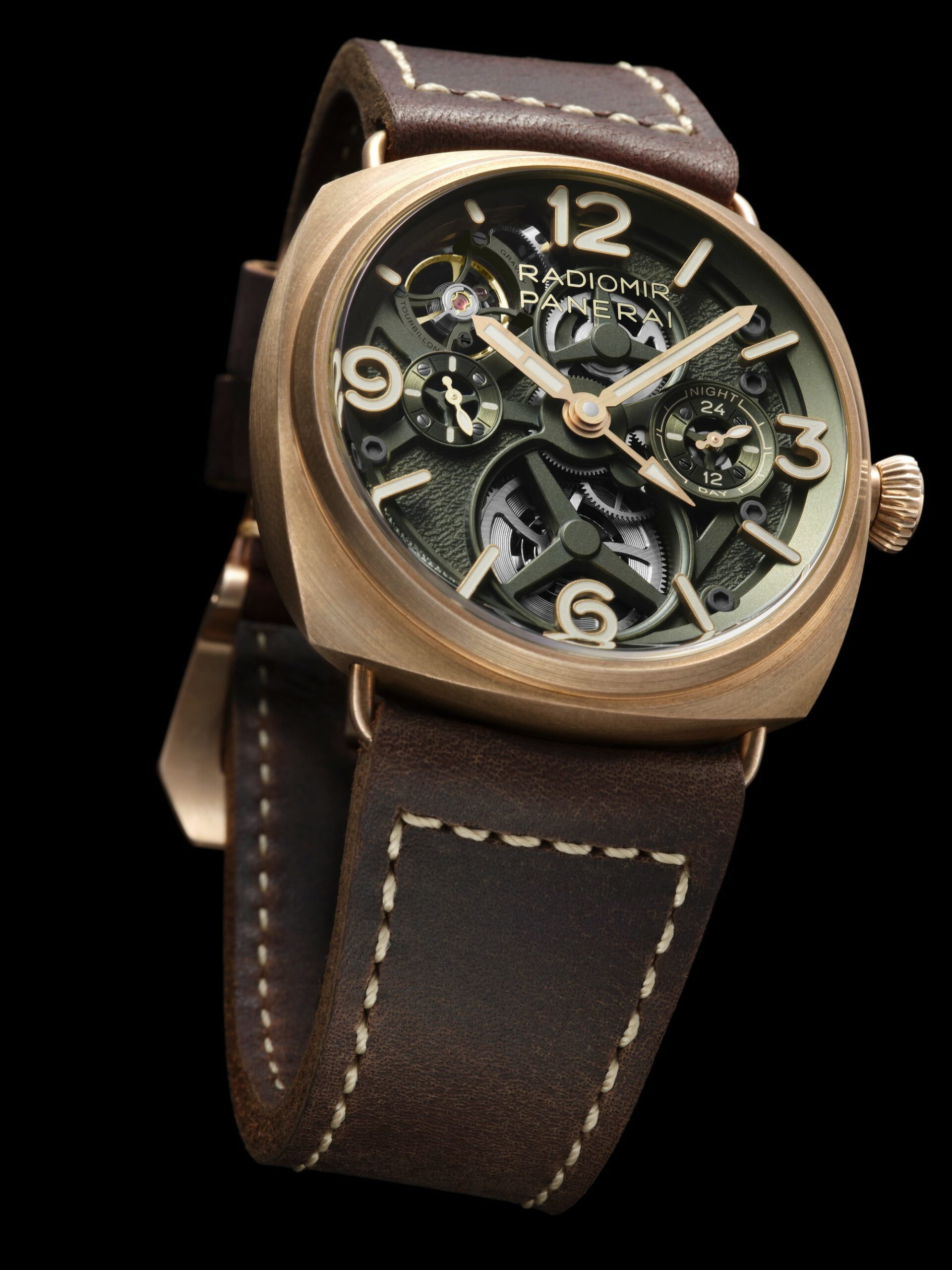 IMG_9081 Panerai Radiomir Tourbillon GMT Bronzo PAM01284 Replica 5