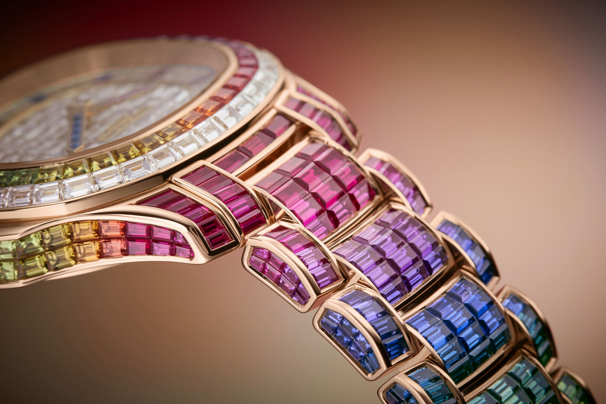 Patek Philippe Aquanaut Luce Rainbow Minute Repeater Haute Joaillerie 5260/1455R-001 Replica 5