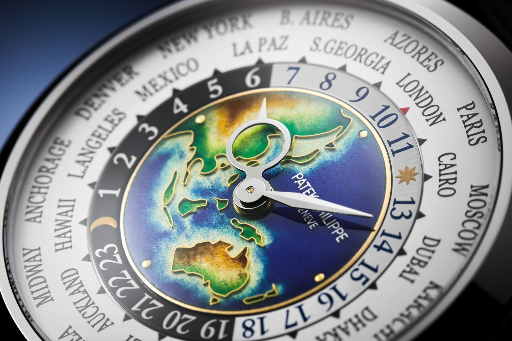 Patek Philippe Complications World Time, Rare Handcrafts 5231G-001 Replica 5