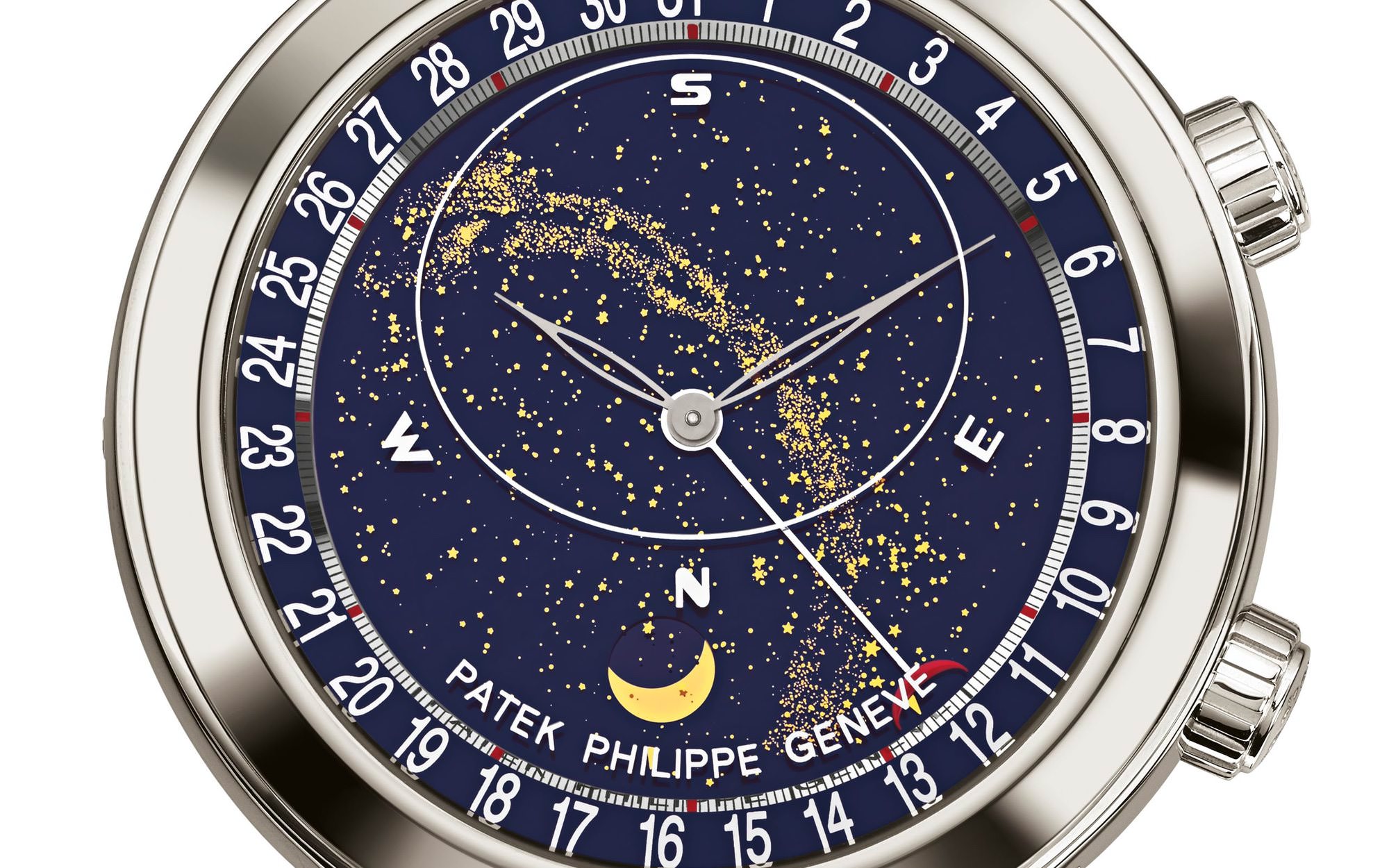 IMG_9081 Patek Philippe Grand Complications Celestial Moon Age 6102P-001 Replica 5