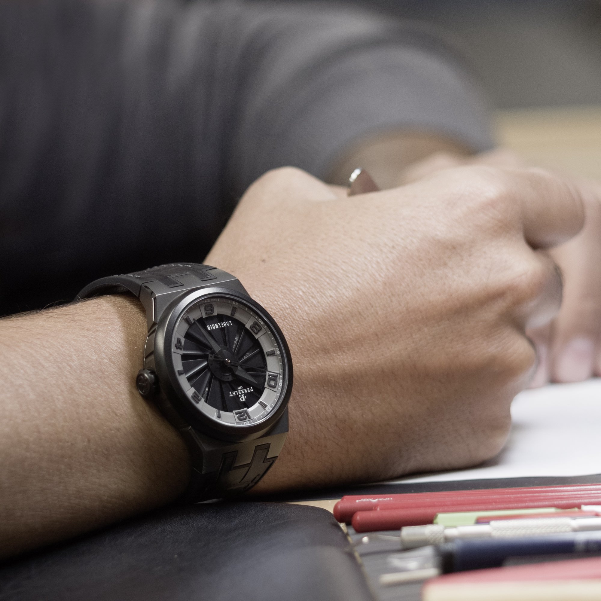 IMG_9081 Perrelet Turbine Label Noir A4062/S5 Replica 5