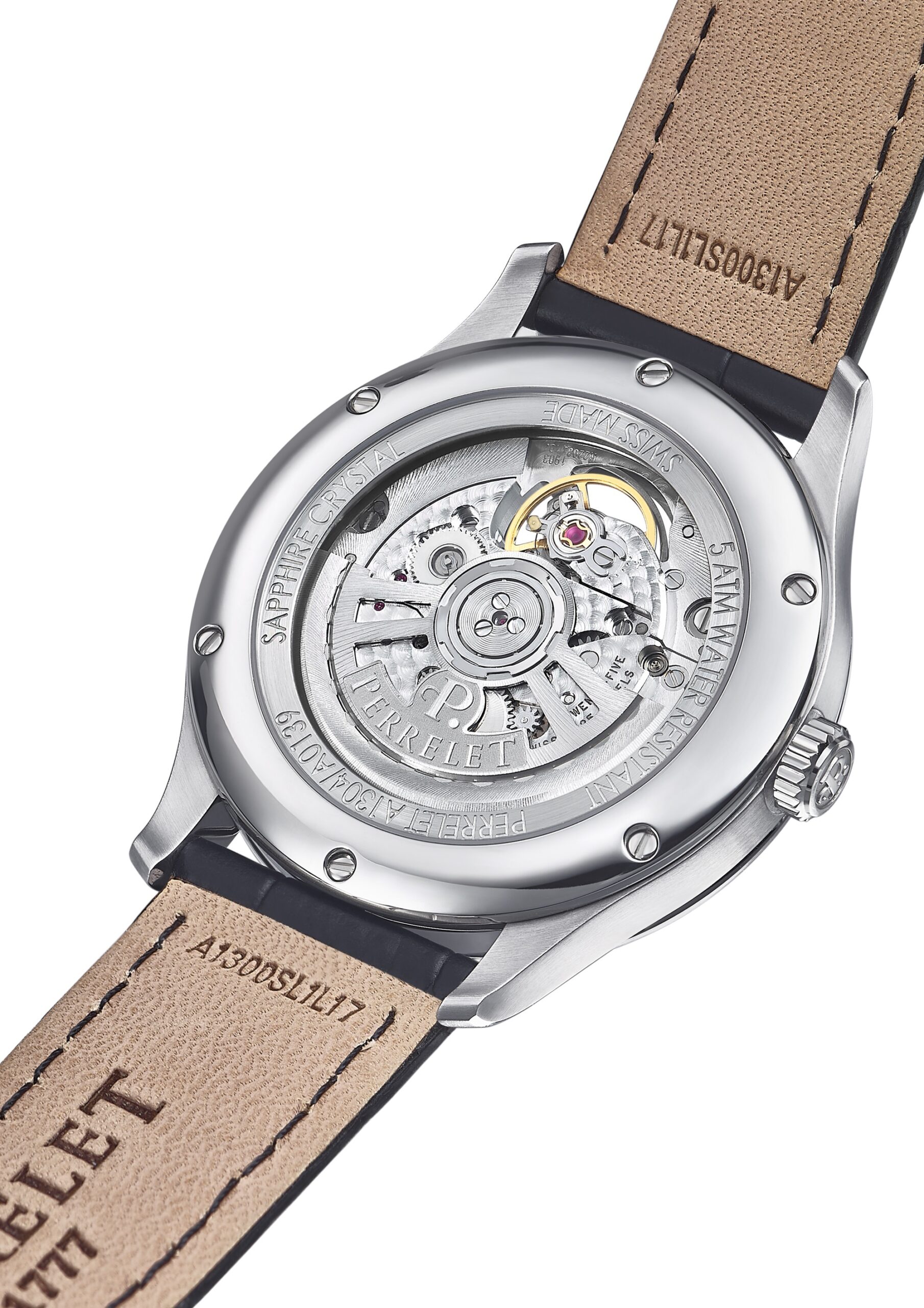 IMG_9081 Perrelet Weekend Open Heart Green A1302/8 Replica 5