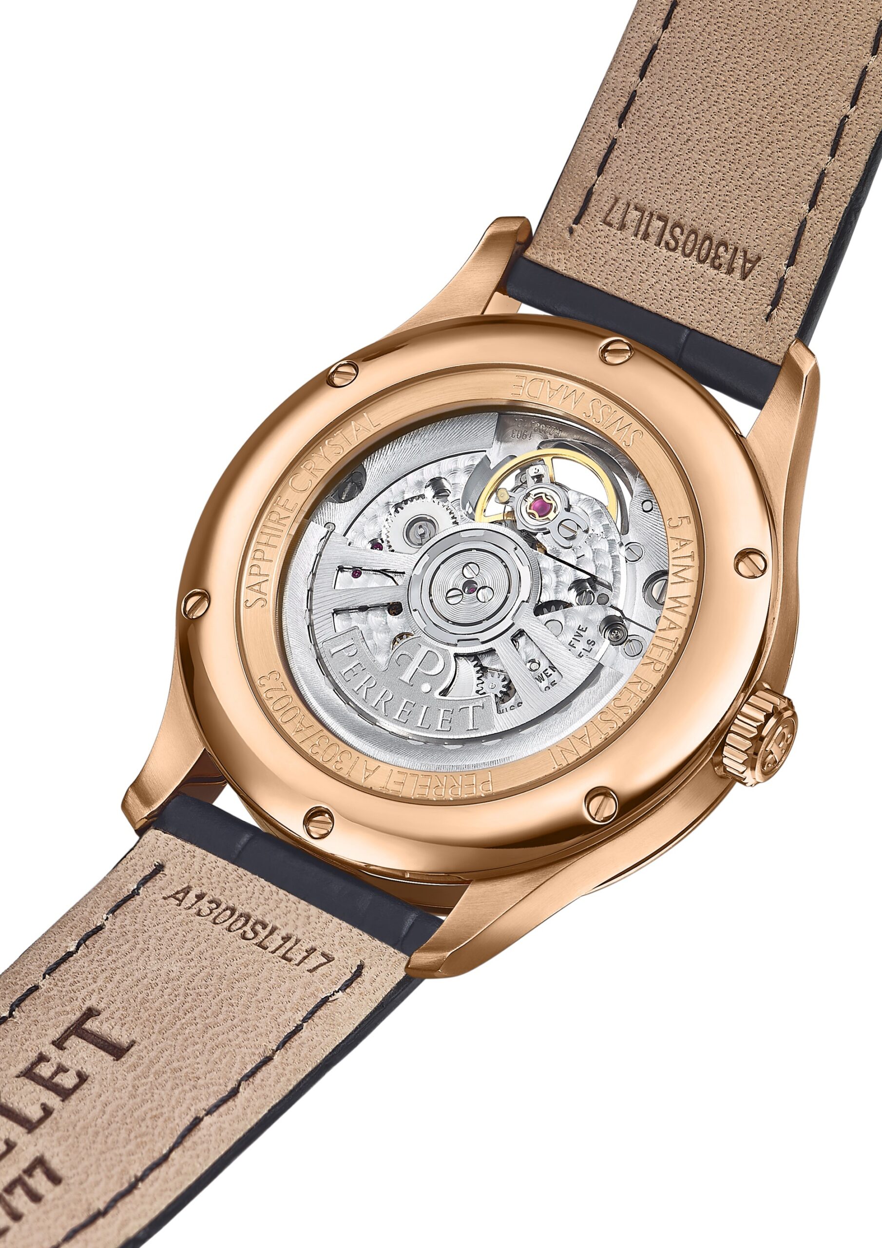 IMG_9081 Perrelet Weekend Open Heart Green A1303/4 Replica 5