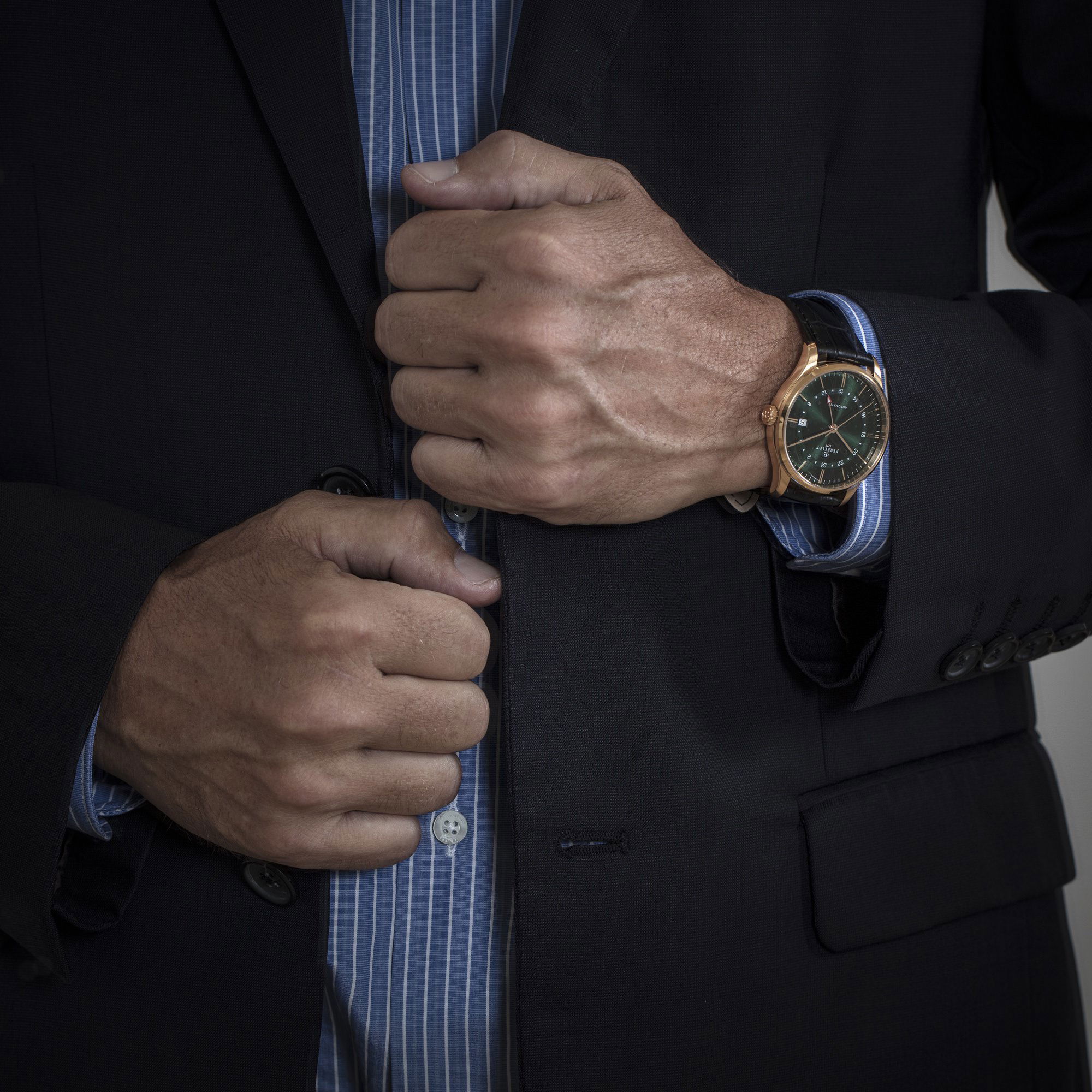 Perrelet Weekend GMT Green A1305/3 Replica 5