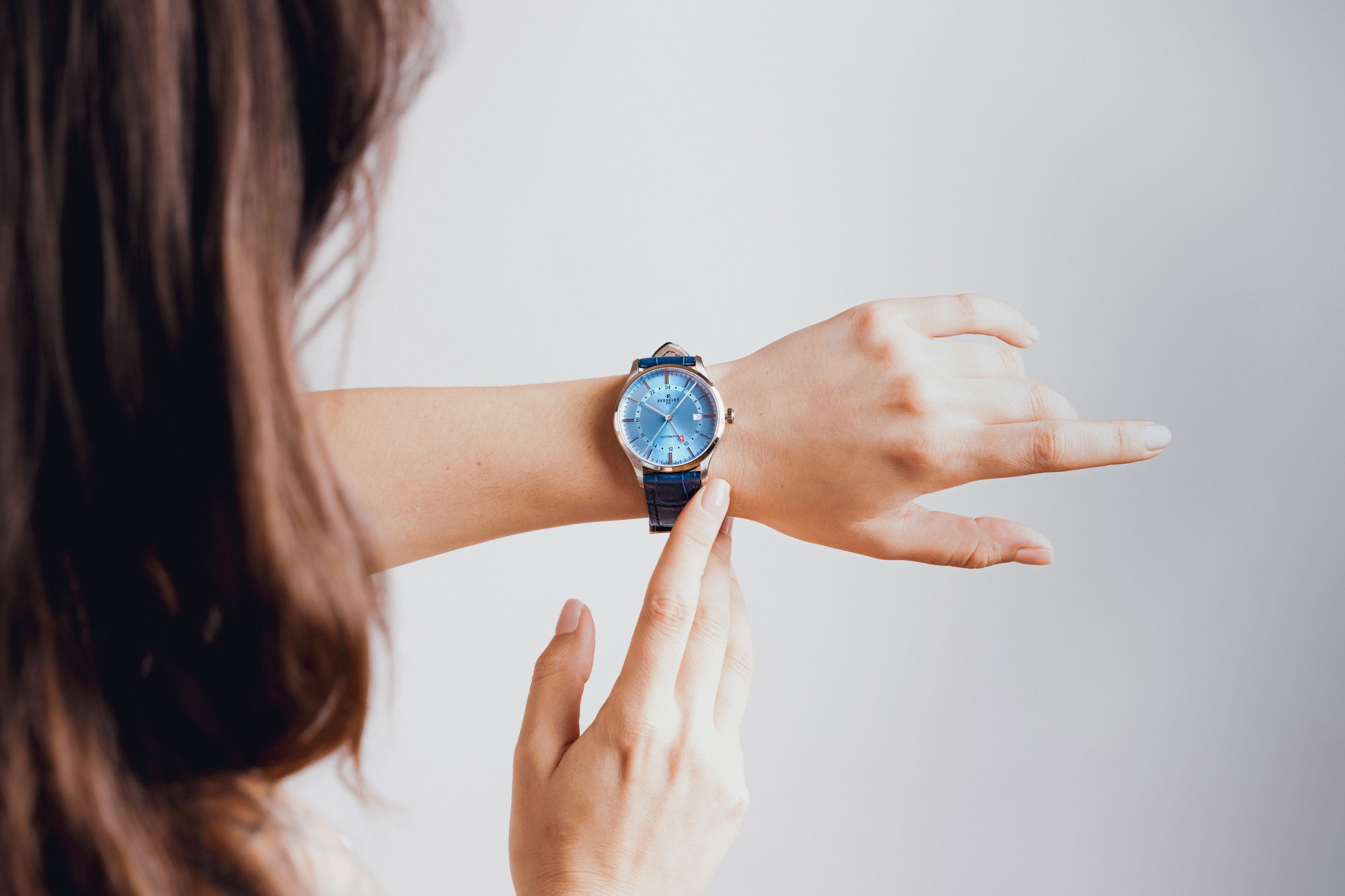 Perrelet Weekend GMT Ice Blue A1304/A Replica 5