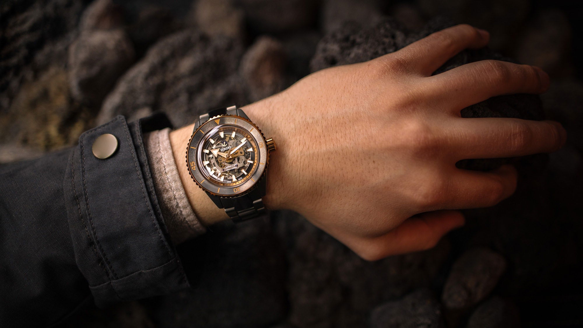 IMG_9081 Rado Captain Cook High-Tech Ceramic Skeleton R32148162 Replica 5