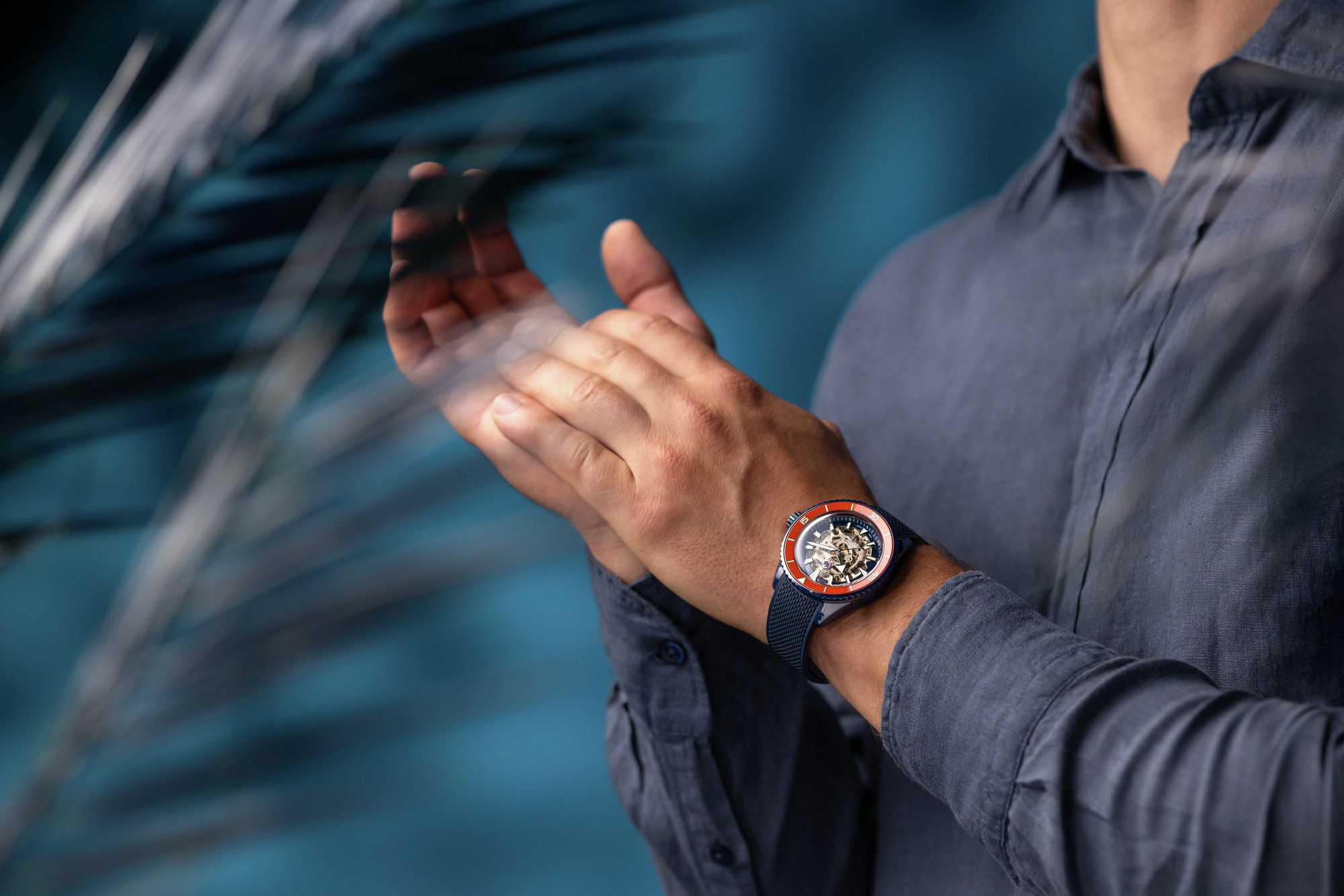 IMG_9081 Rado Captain Cook High-Tech Ceramic Skeleton R32152209 Replica 5