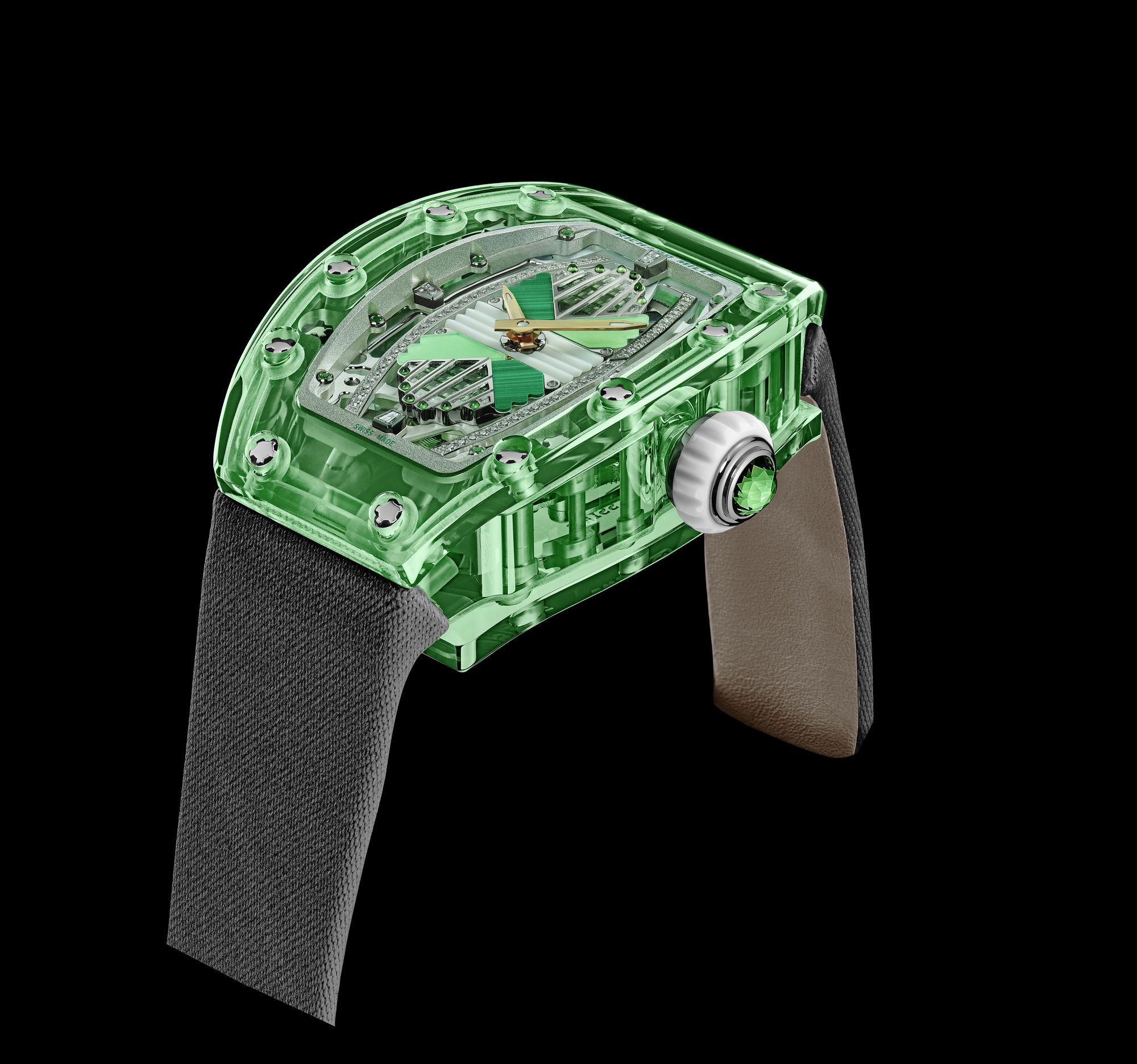 IMG_9081 Richard Mille RM 07-02 Automatic Sapphire Green rm-07-02 Replica 5