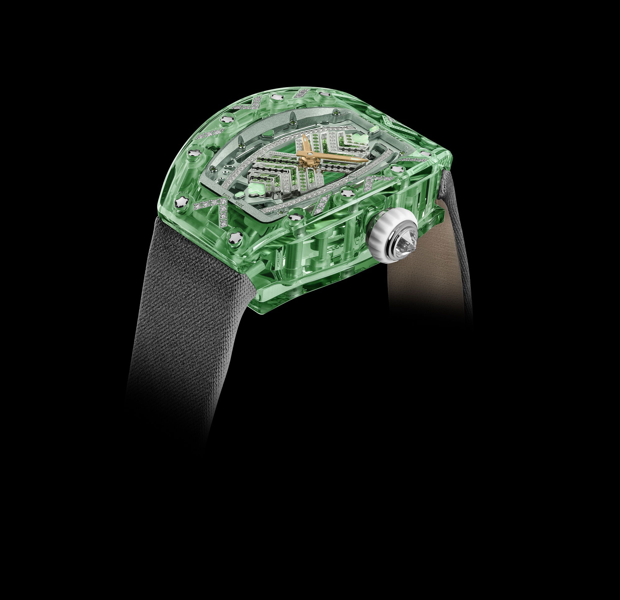 Richard Mille RM 07-02 Automatic Sapphire Green Set rm-07-02 Replica 5