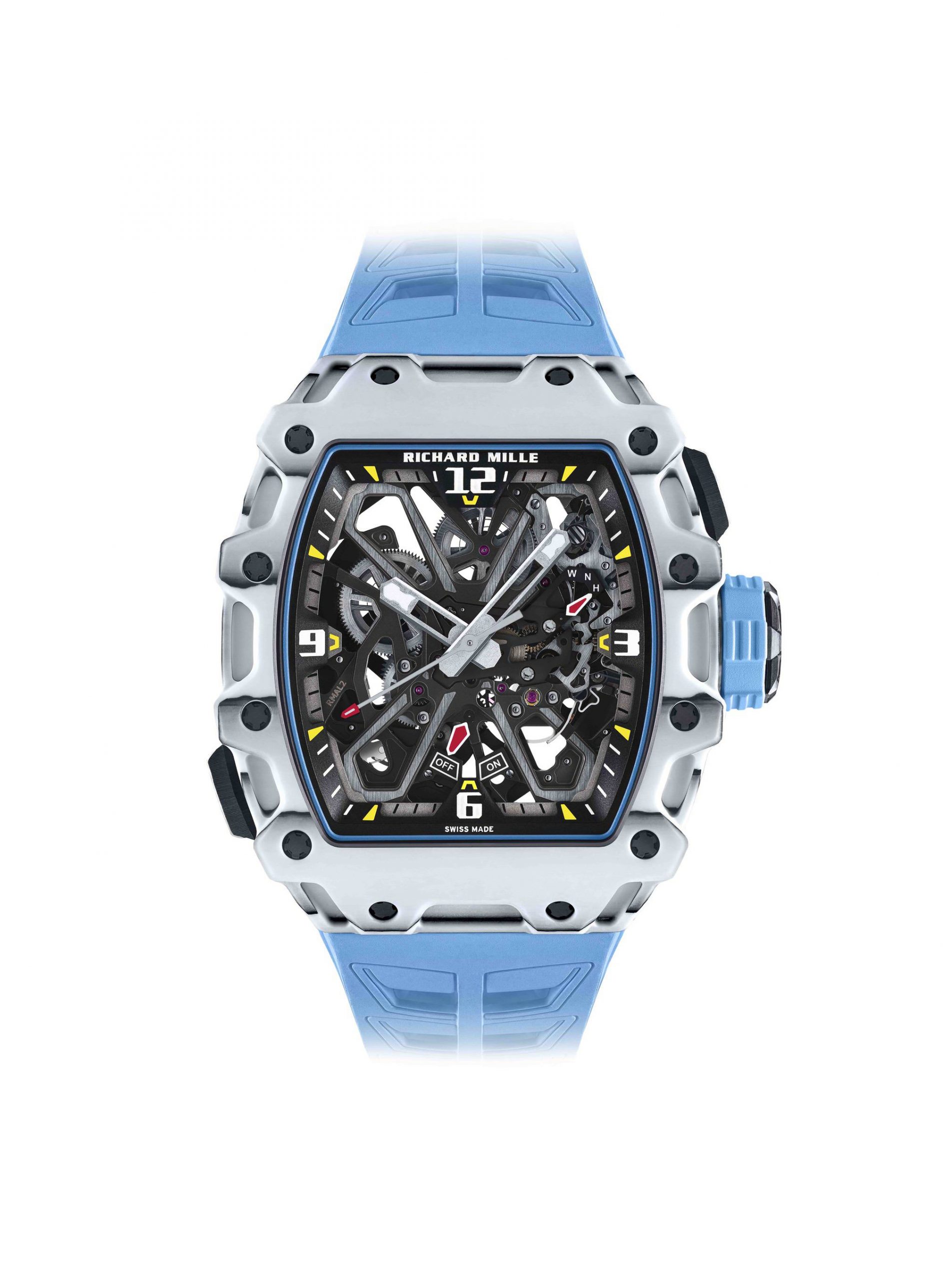Richard Mille RM 35-03 Automatic Winding Rafael Nadal White Quartz TPT rm-35-03 Replica 5