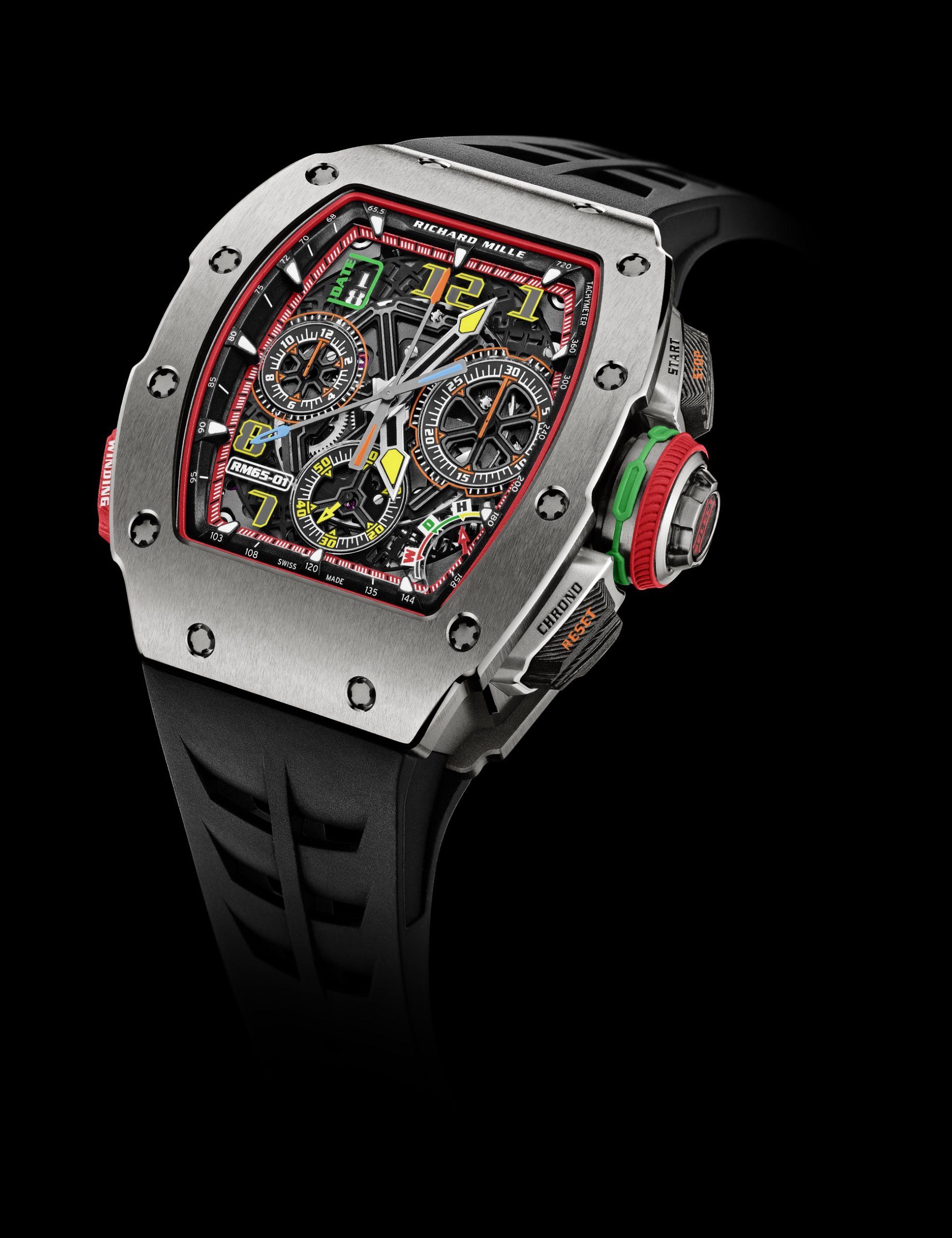 IMG_9081 Richard Mille RM 65-01 Automatic Split-Seconds Chronograph Titanium rm-65-01 Replica 5