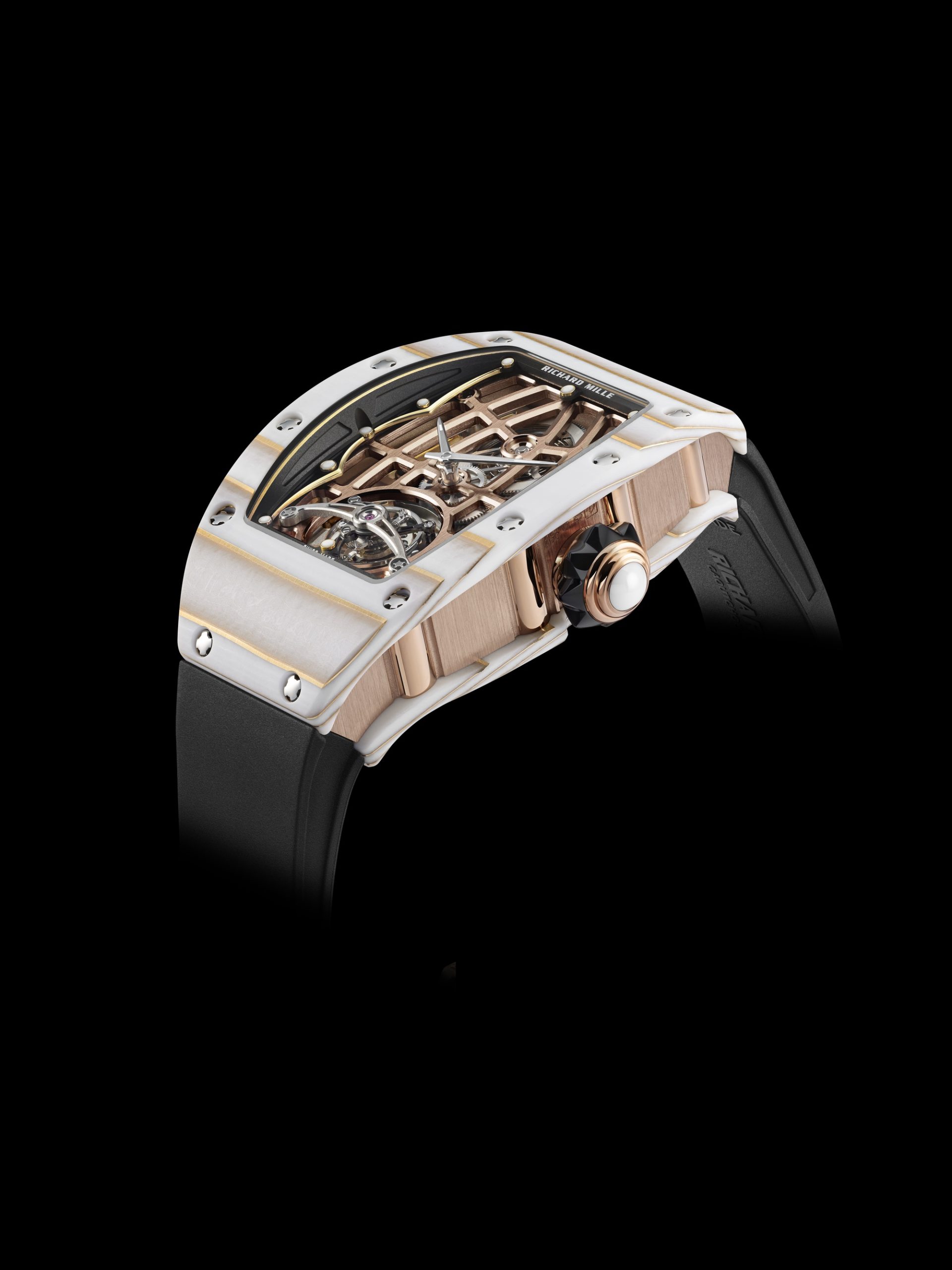 Richard Mille RM 74-02 Automatic Tourbillon Gold Quartz TPT? rm-74-02 Replica 5