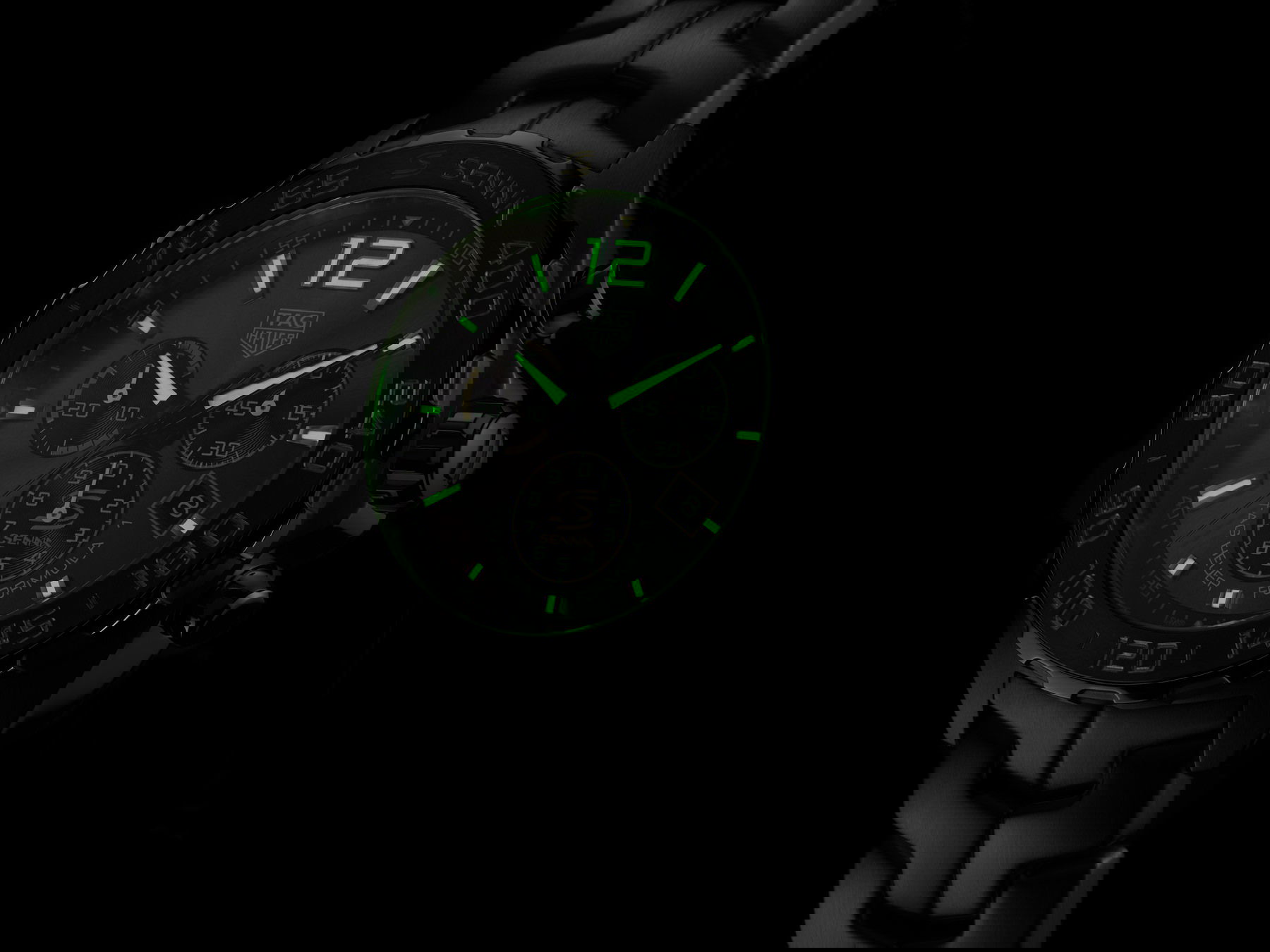 TAG Heuer Formula 1 Quartz Chronograph Senna Special Edition CAZ101AF.BA0637 Replica 5